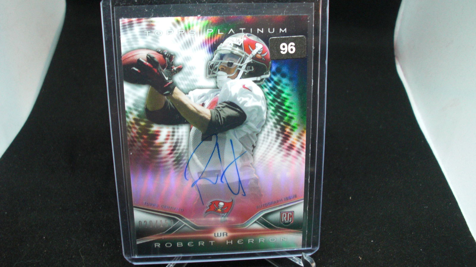 robert herron rookie auto platinum #020/150 (1 of 1)