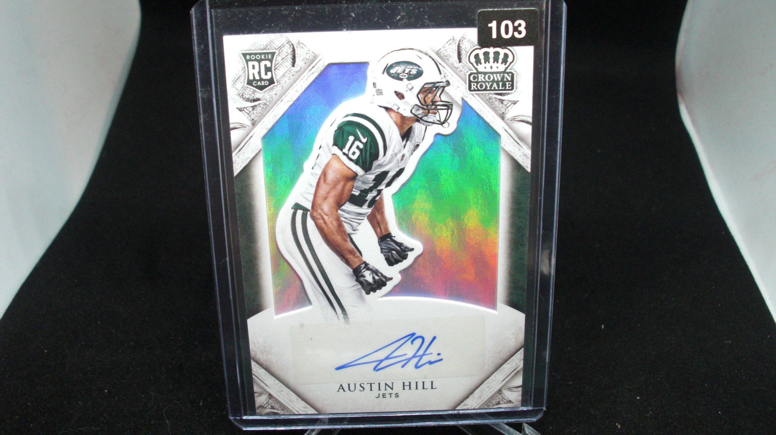 austin hill auto rookie crown royale #213/299 (1 of 1)