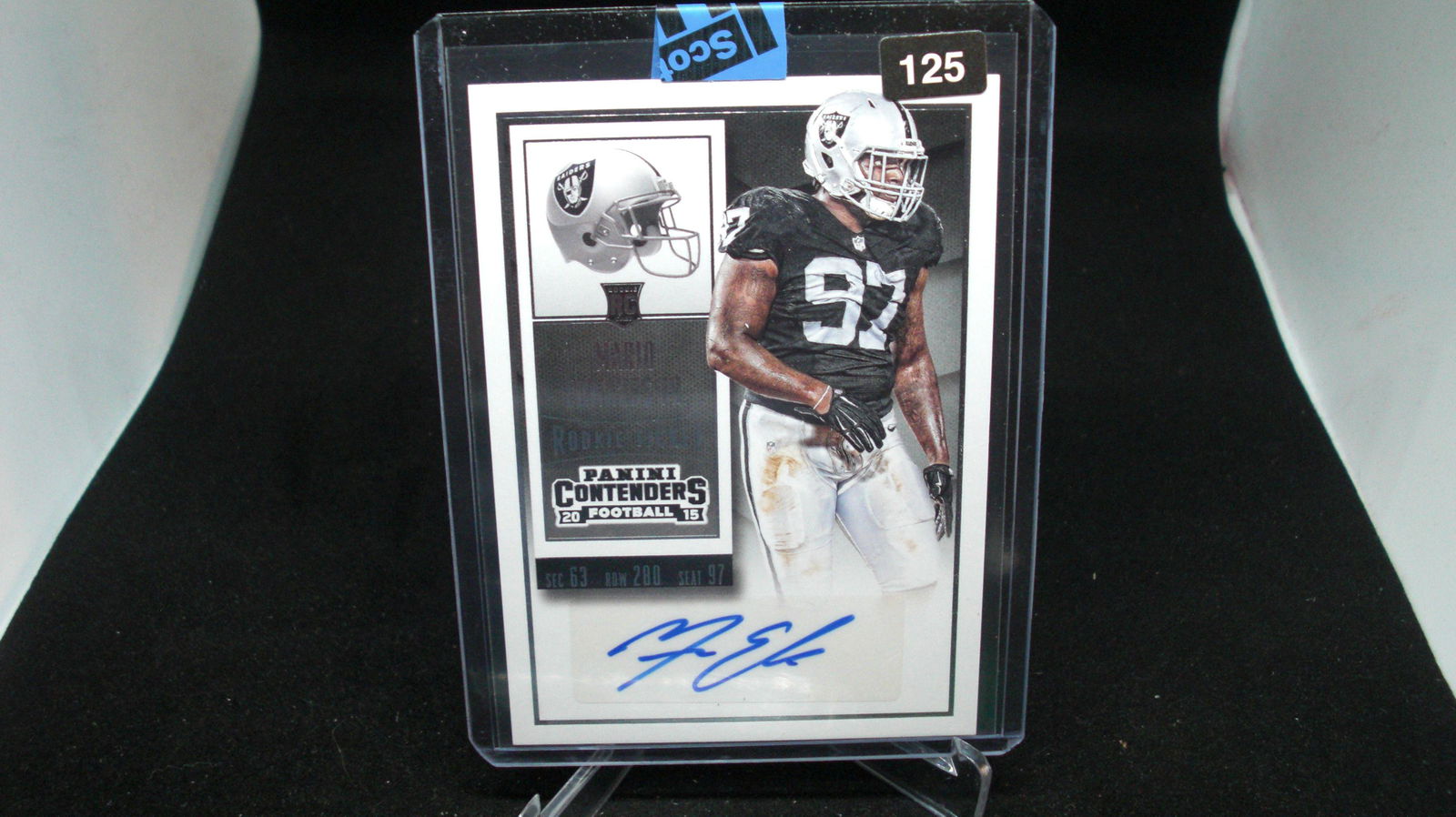 mario edwards jr auto rookie (1 of 1)