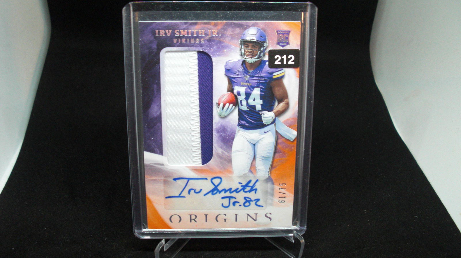 irv smith jr auto/path rookie origins #61/75 (1 of 1)