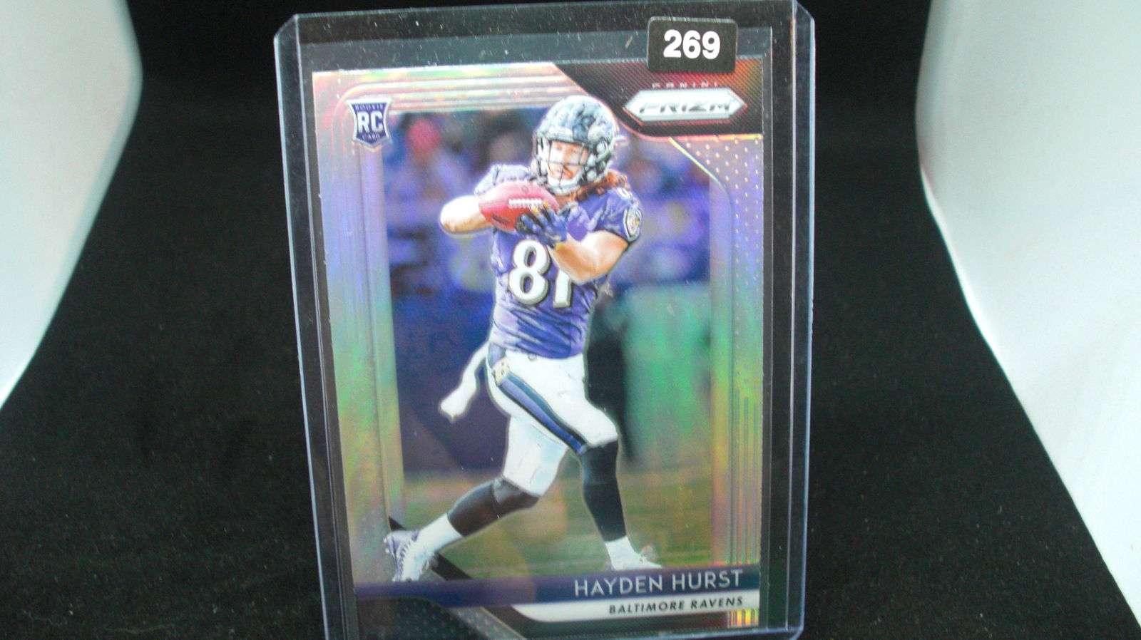 hayden hurst rookie prizm (1 of 1)