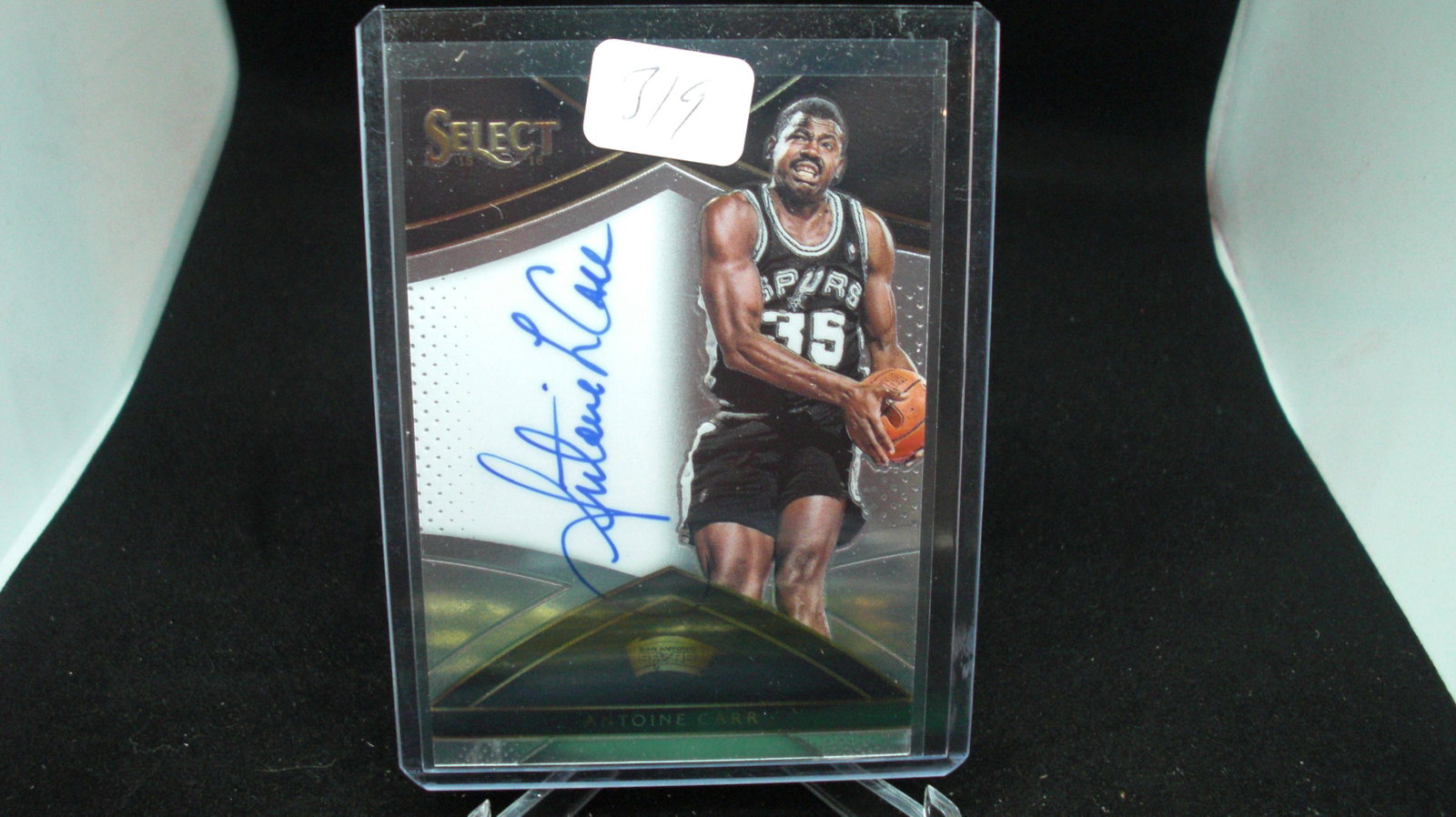 antoine carr auto select #121/149: in top loader