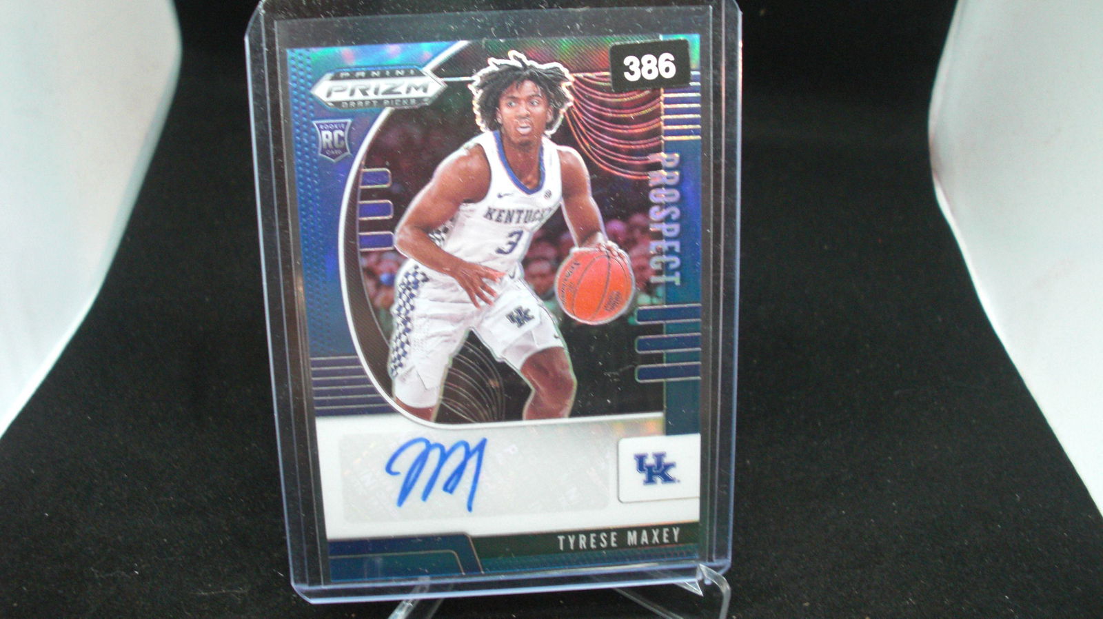 tyrese maxey auto rookie prizm blue #149/149 (1 of 1)