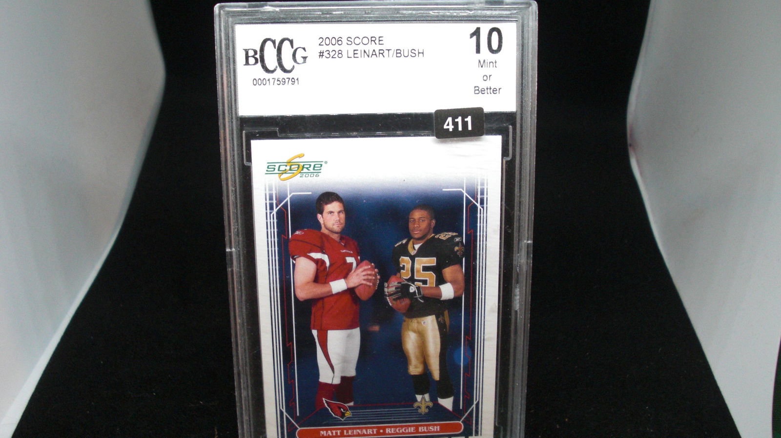 beckett graded leinhart/bush mint 10 (1 of 1)