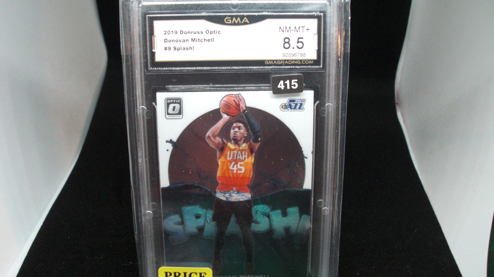 gma graded 2019 donovan mitchell splash mint 8.5 (1 of 1)