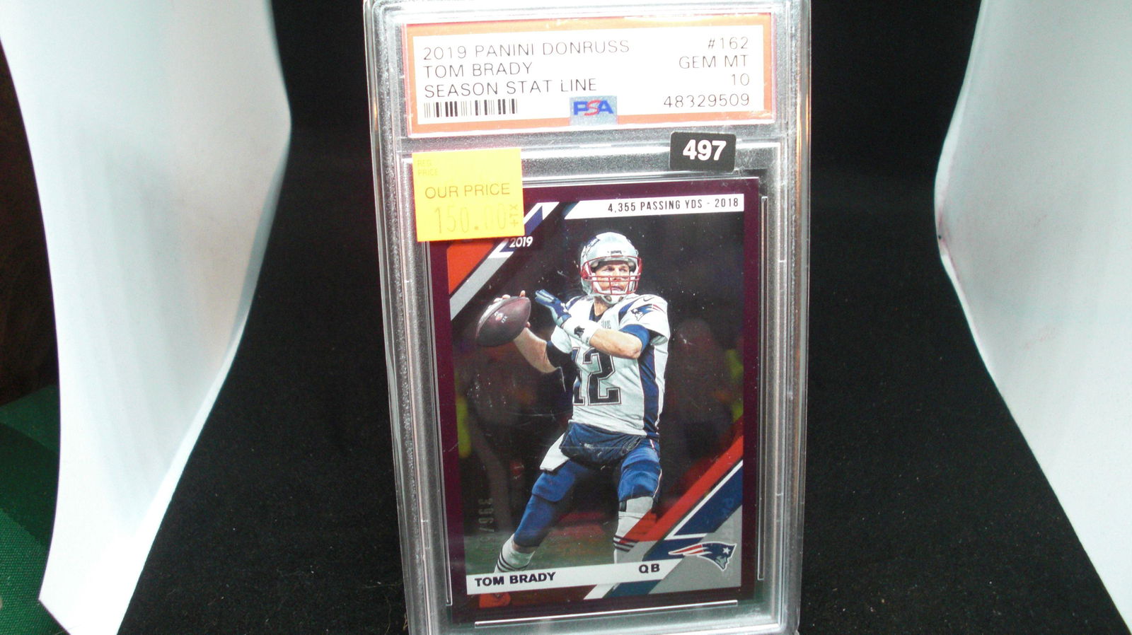 psa graded 2019 tom brady mint 10 (1 of 1)