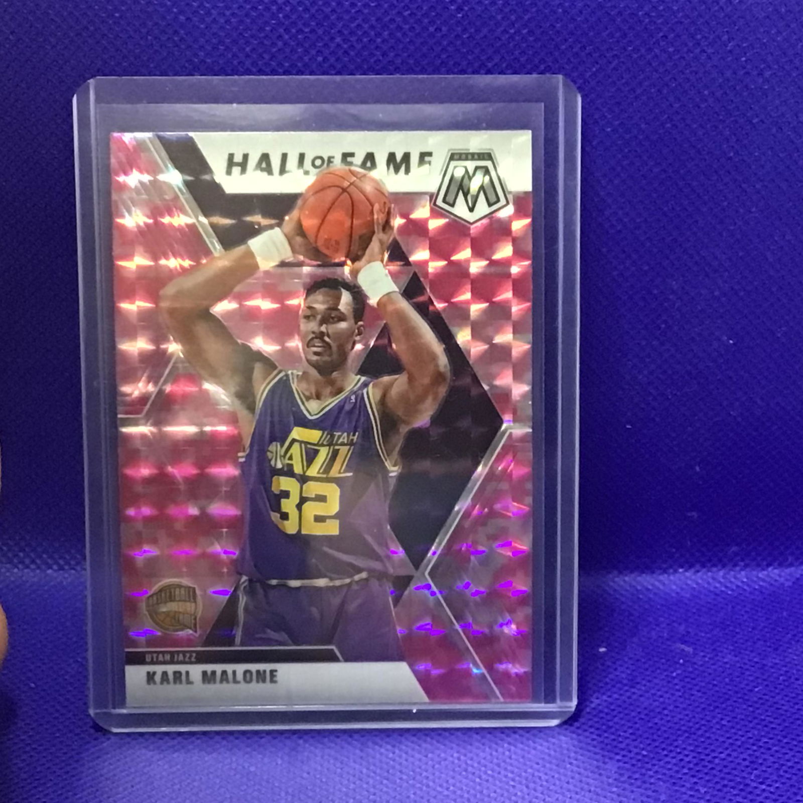 Karl Malone Panini Pink Mosaic (1 of 1)