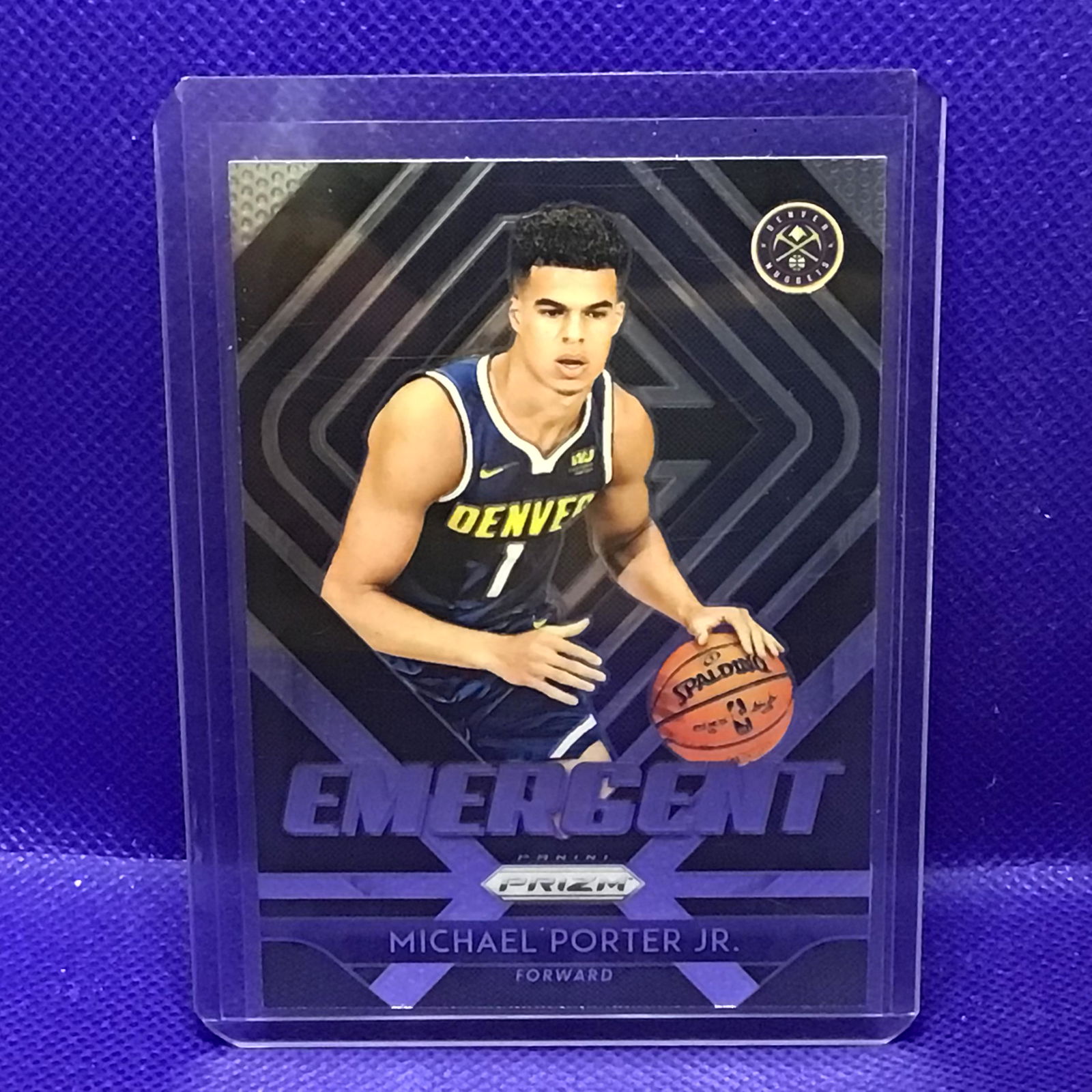Michael Porter Jr Panini Emergent Prizm Rookie (1 of 1)
