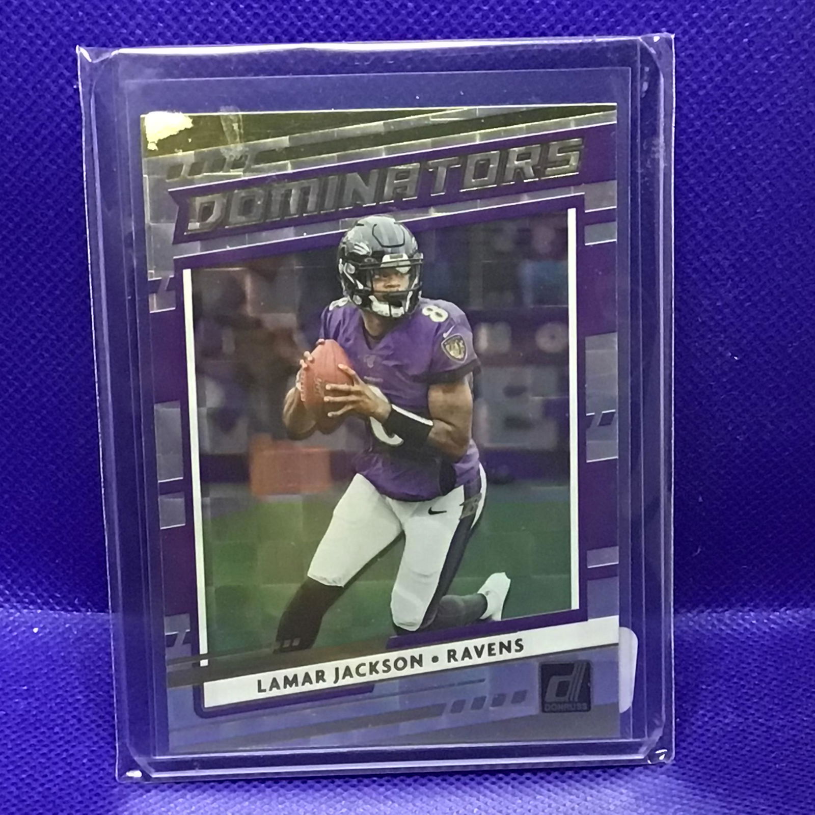 Lamar Jackson Donruss Dominators (1 of 1)