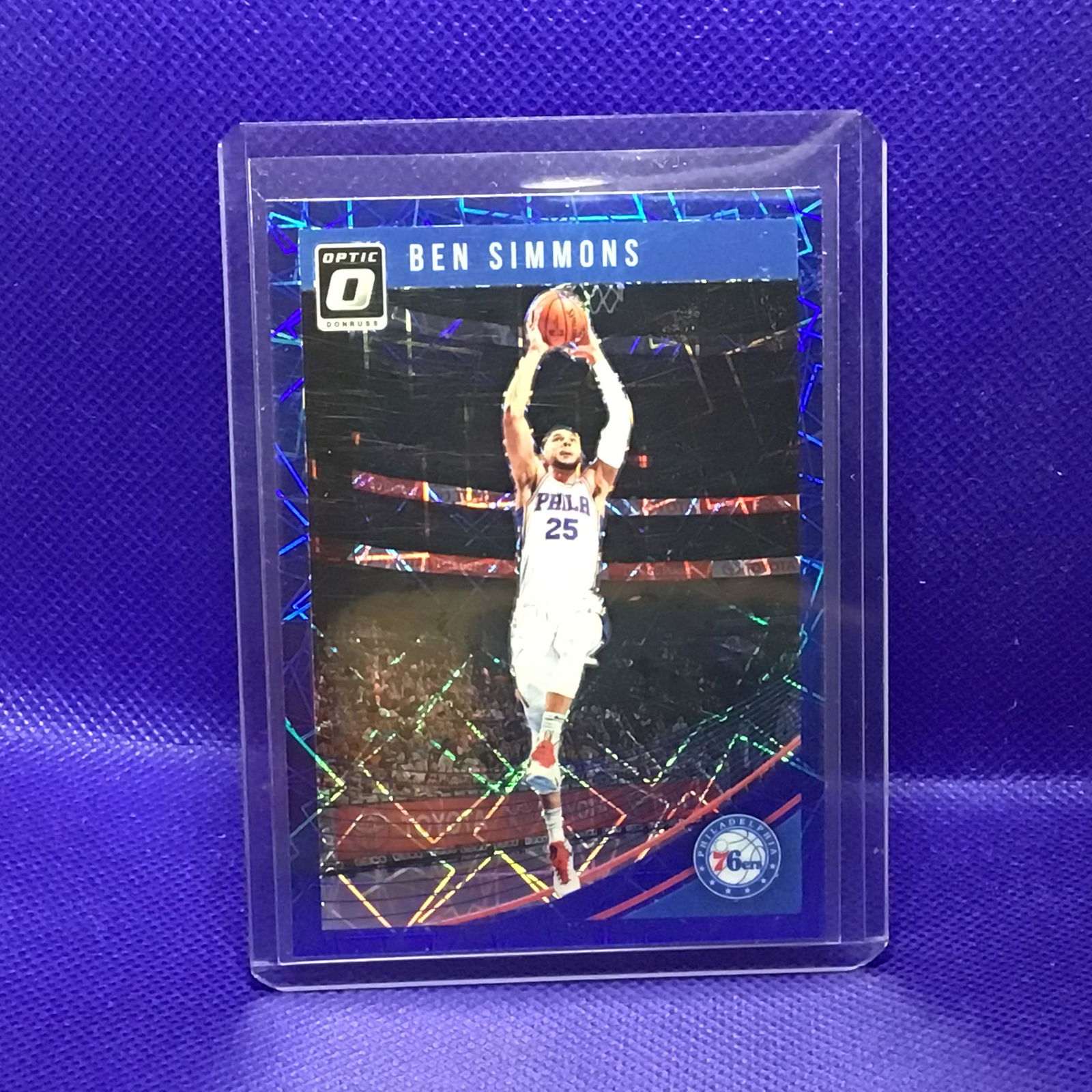 Ben Simmons Panini Optic Blue Lazer (1 of 1)