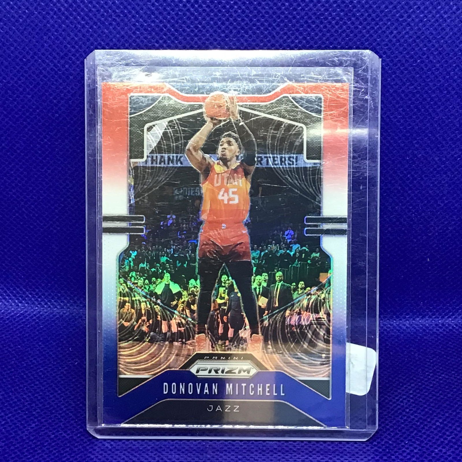 Donovan Mitchell Panini Prizm Red/White/Blue (1 of 1)