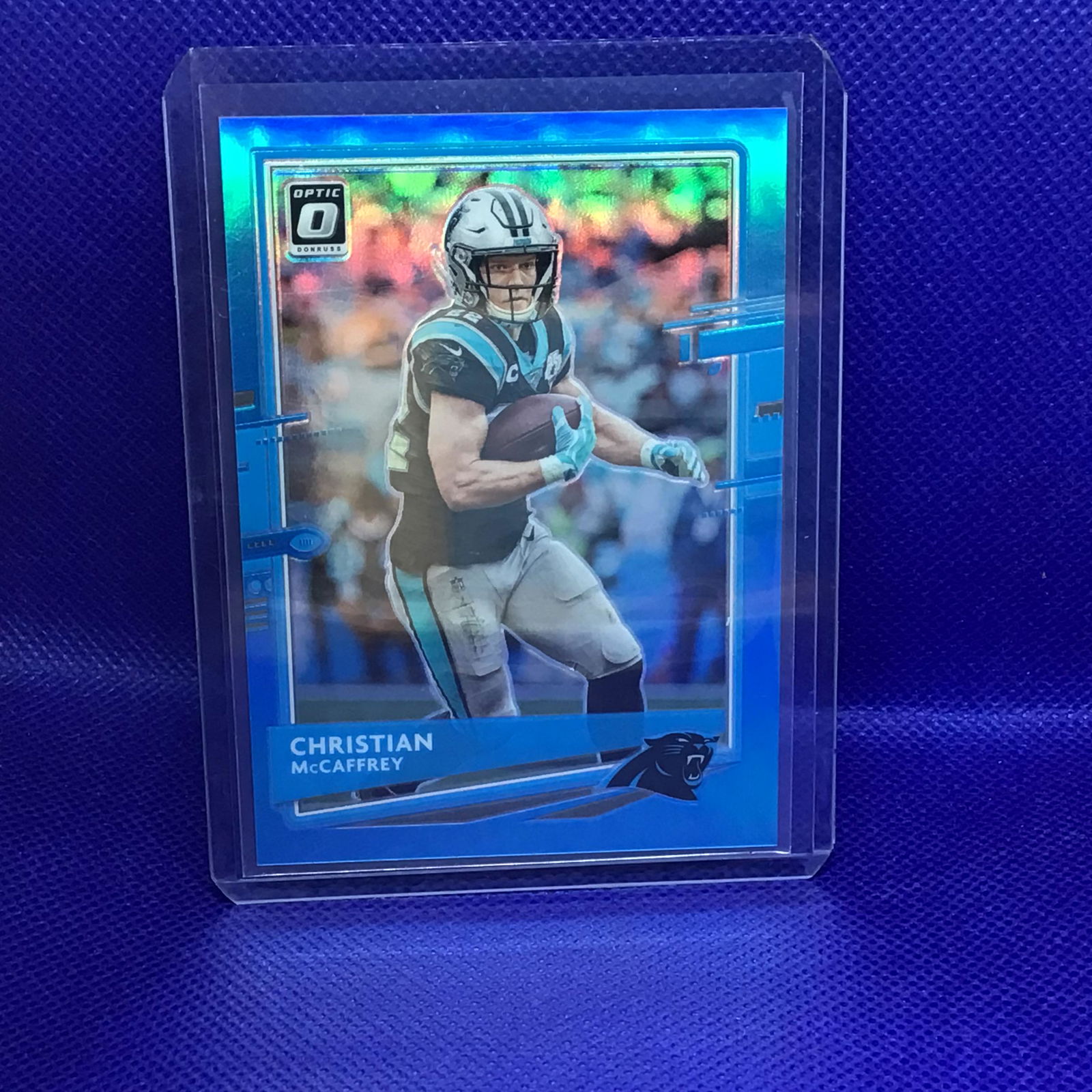 Christian McCaffrey Optic Blue (1 of 1)