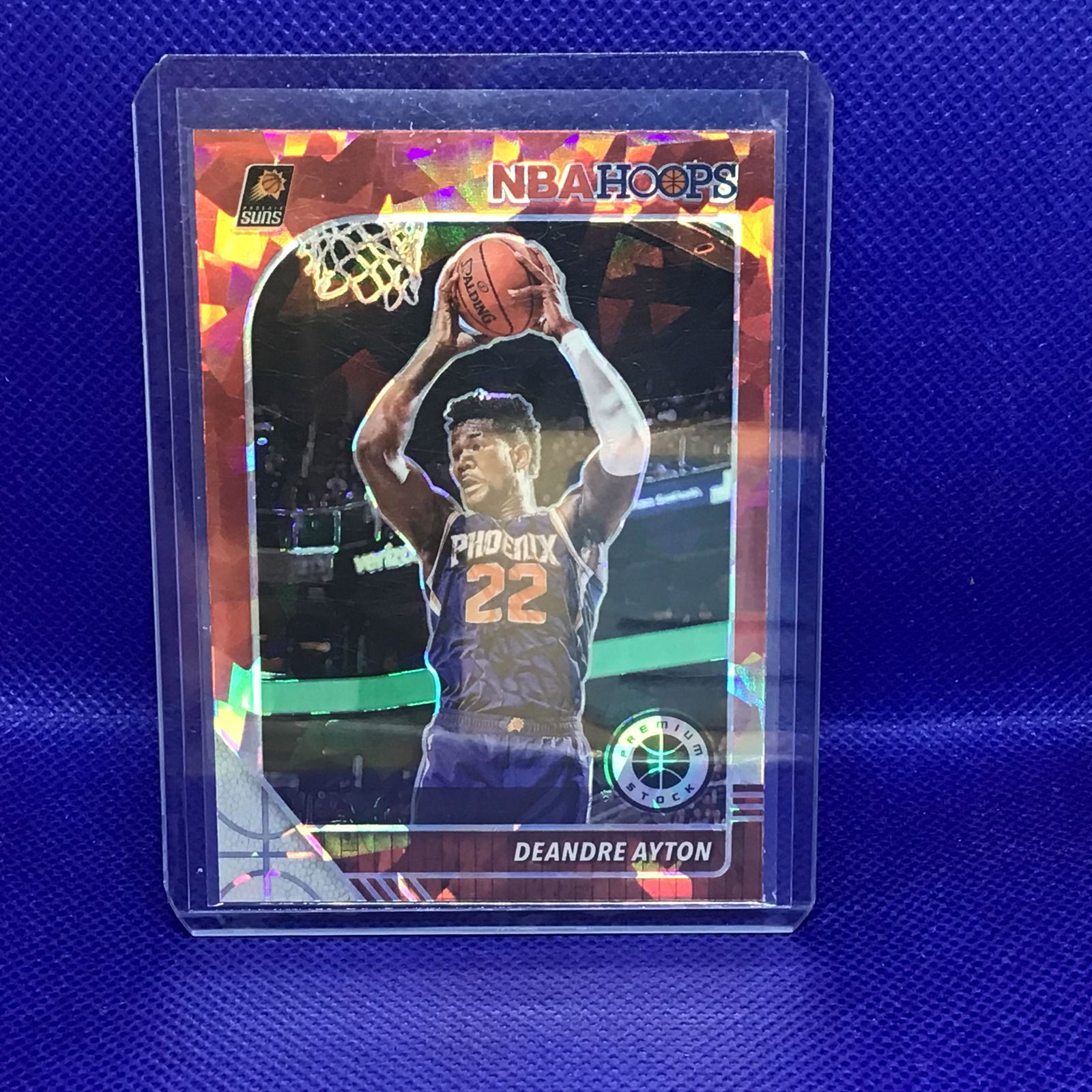 DeAndre Ayton NBA Hoops Red Cracked Ice (1 of 1)