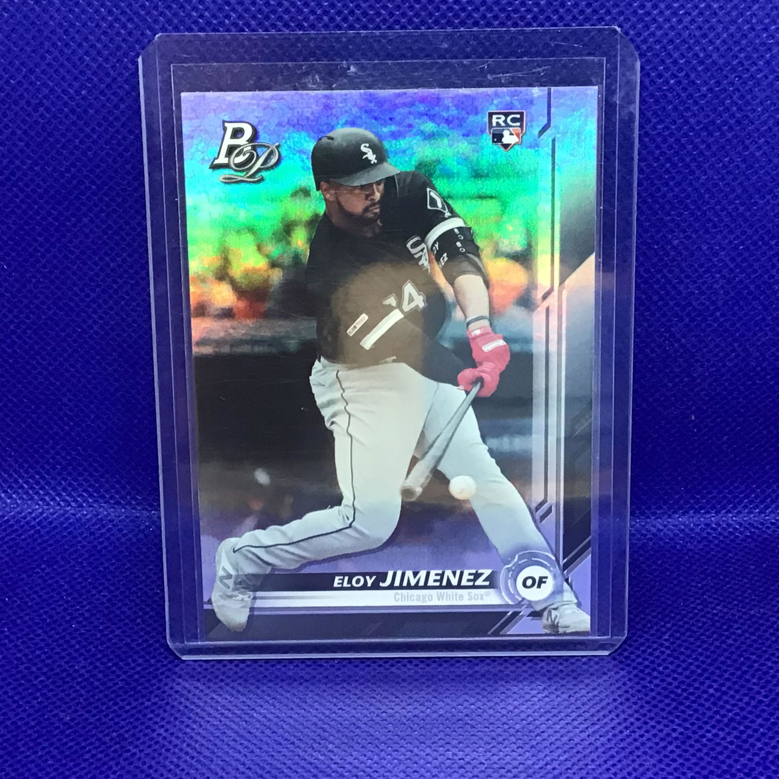 Eloy Jiminez Bowman Platinum Rookie (1 of 1)