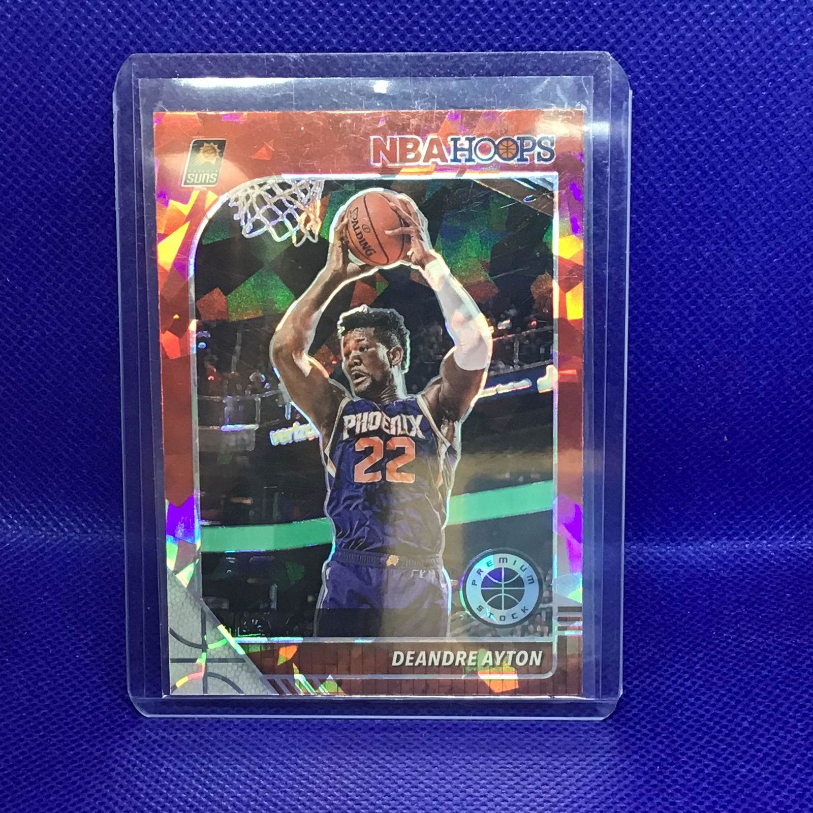 DeAndre Ayton NBA Hoops Red Cracked Ice (1 of 1)
