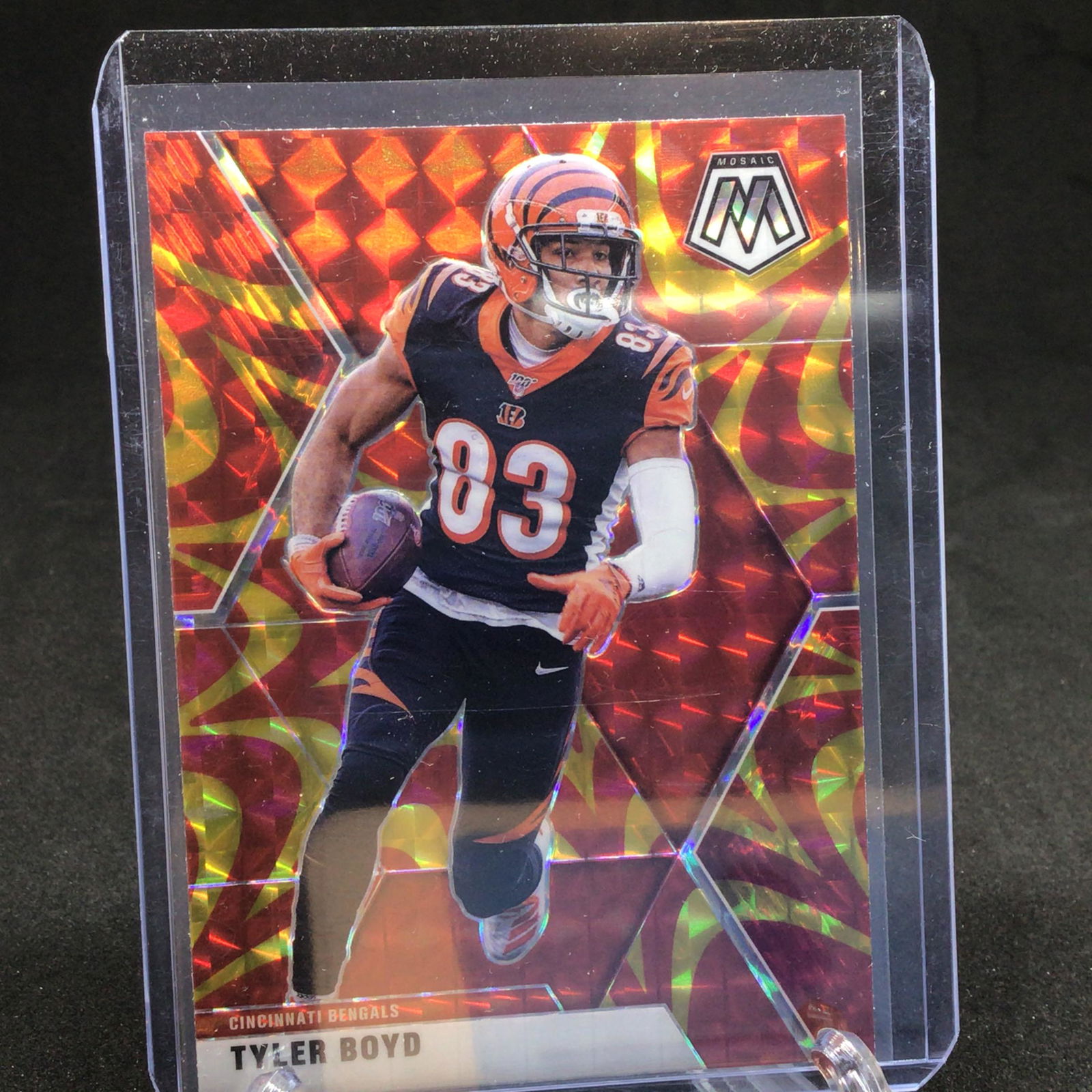 Tyler Boyd Orange Refractor Panini Mosaic (1 of 1)