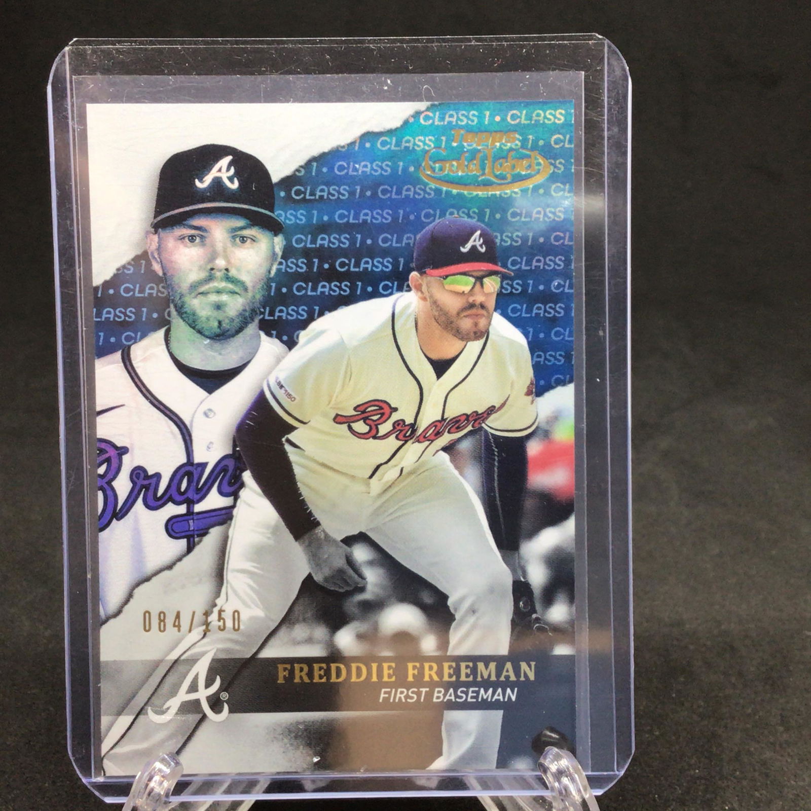 Freddie Freeman Topps Gold Label 84/150 (1 of 1)