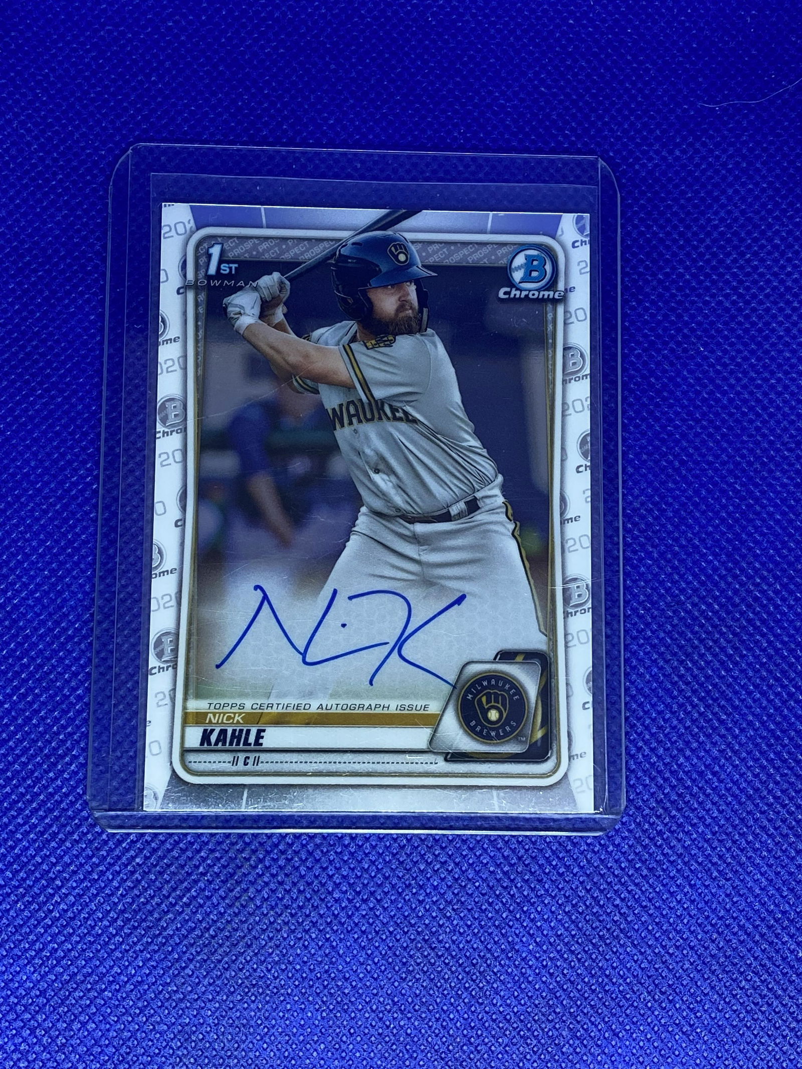 Nick Kahle bowman chrome autograph (1 of 1)