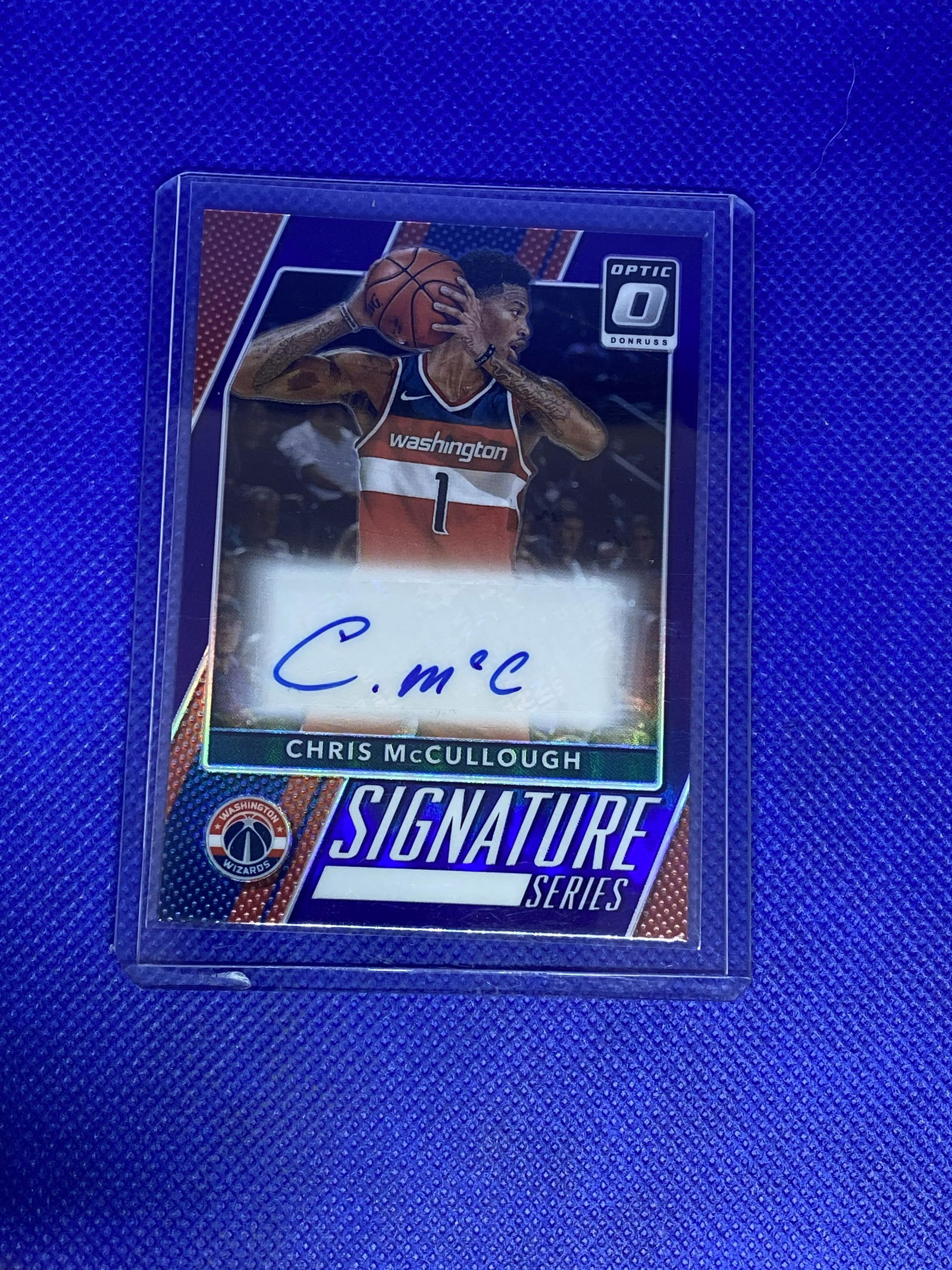 Chris McCullough Donruss Optic Auto (1 of 1)