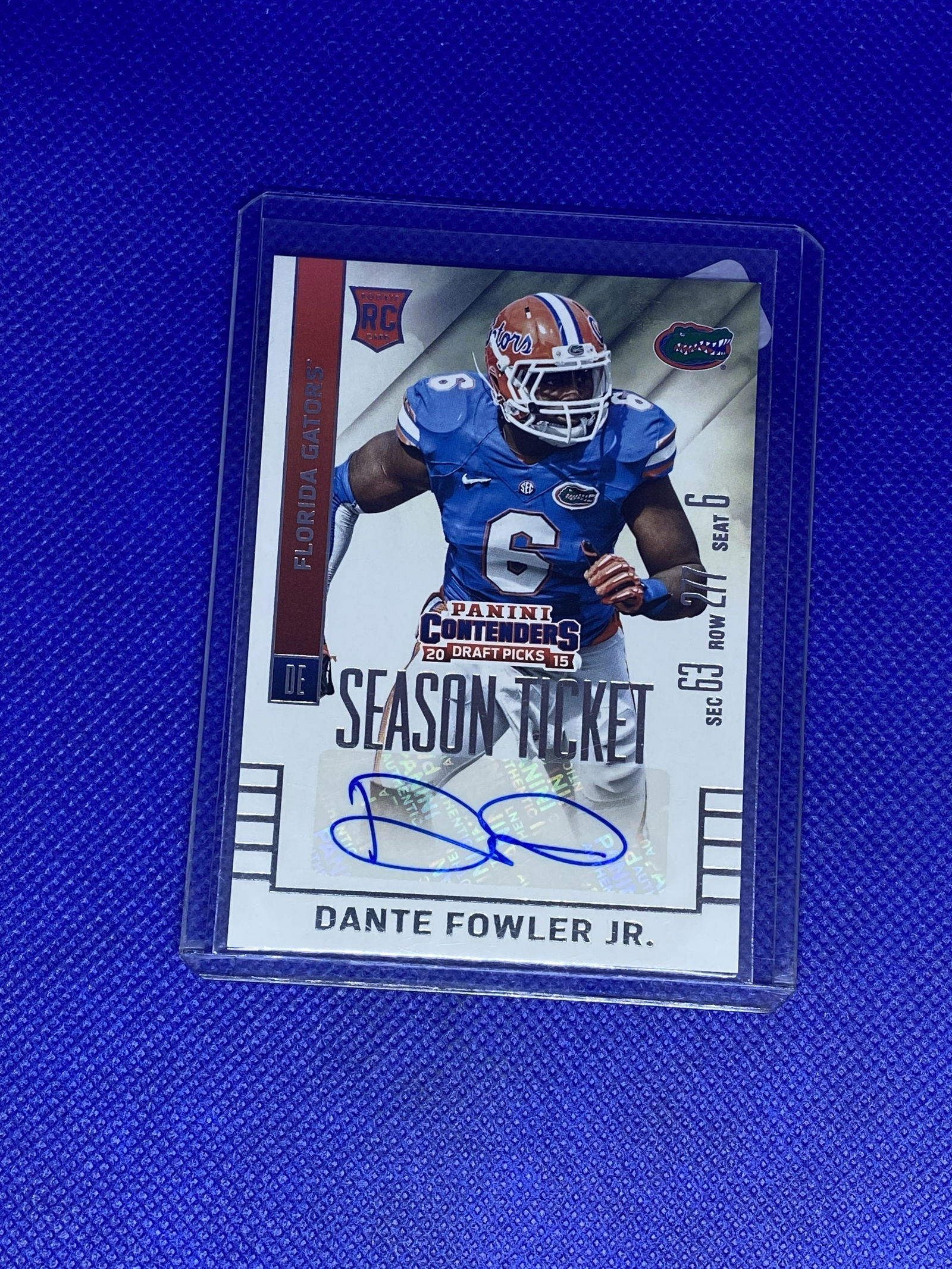 Dante Fowler Jr Panini Contenders Auto (1 of 1)