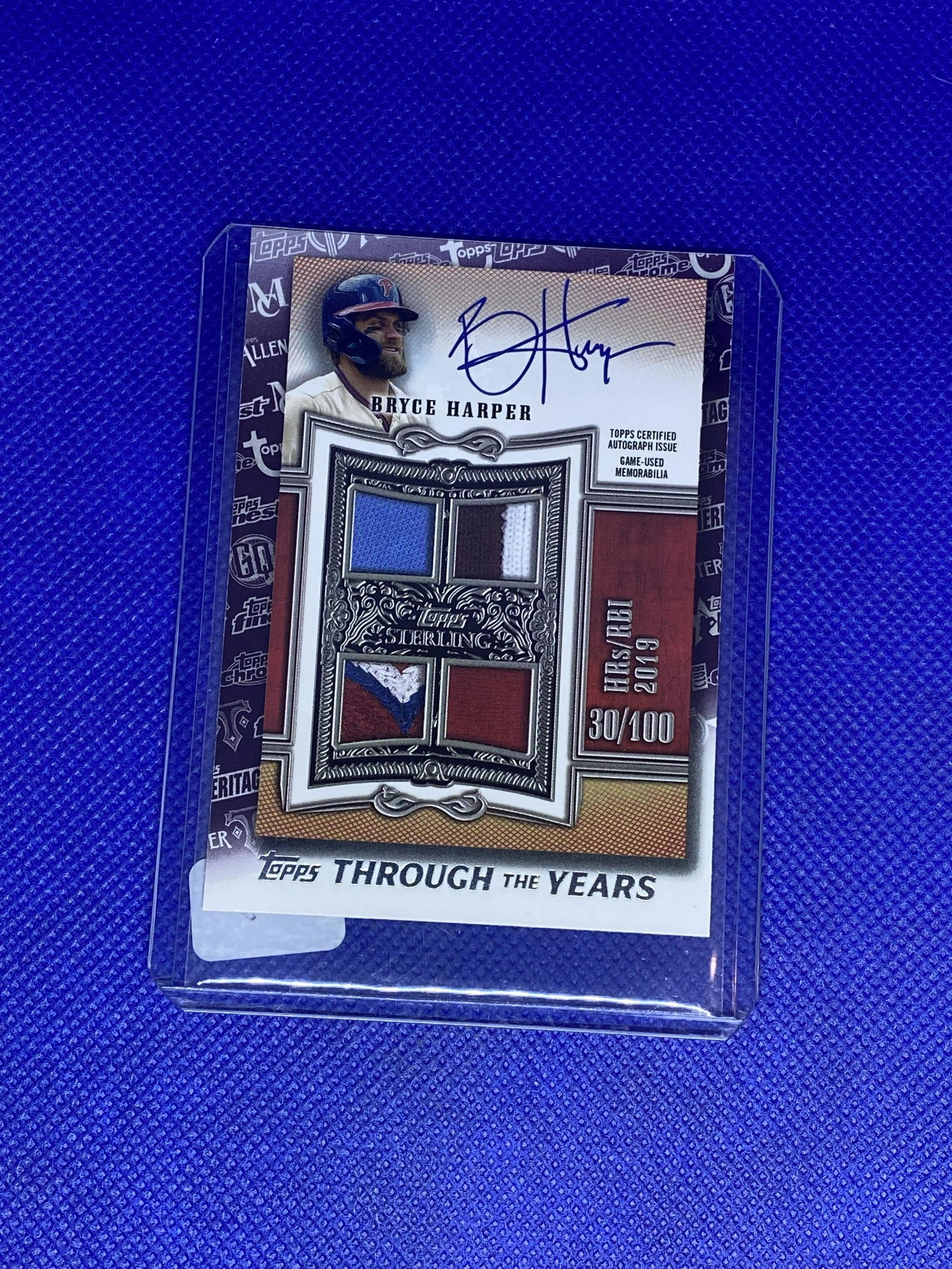 Bryce Harper Topps Through The years Fascimile (1 of 1)