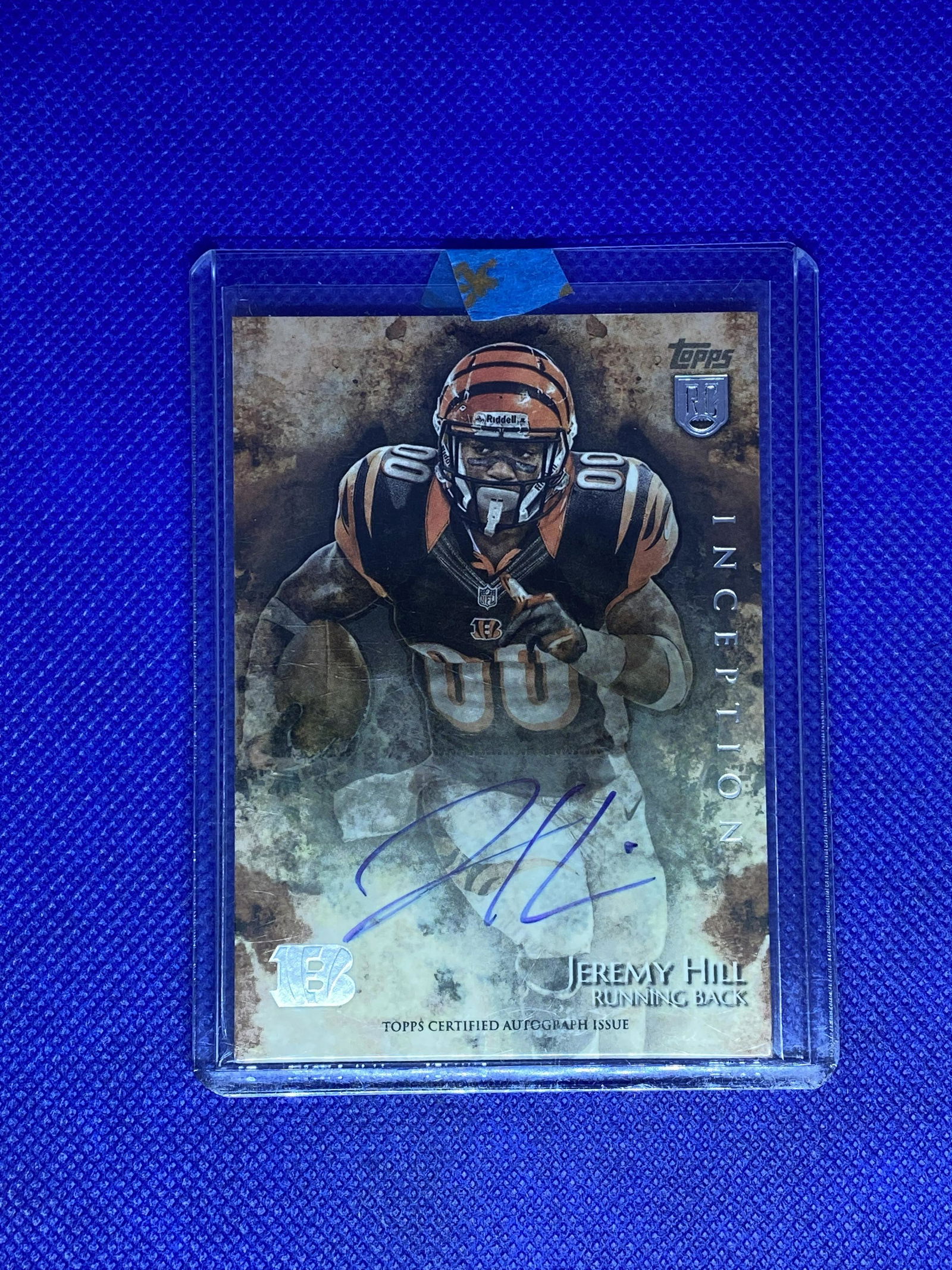Jeremy Hill Topps Inception Rookie Auto (1 of 1)
