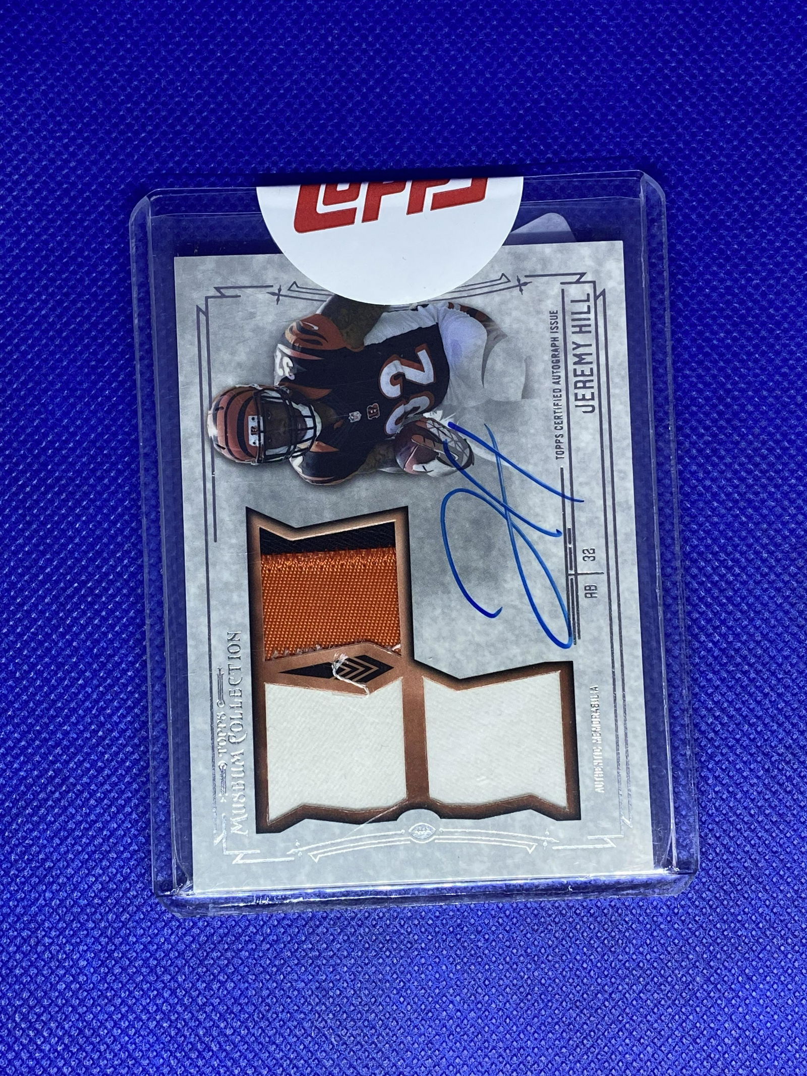 Jeremy Hill Museum Collection Auto Relic (1 of 1)