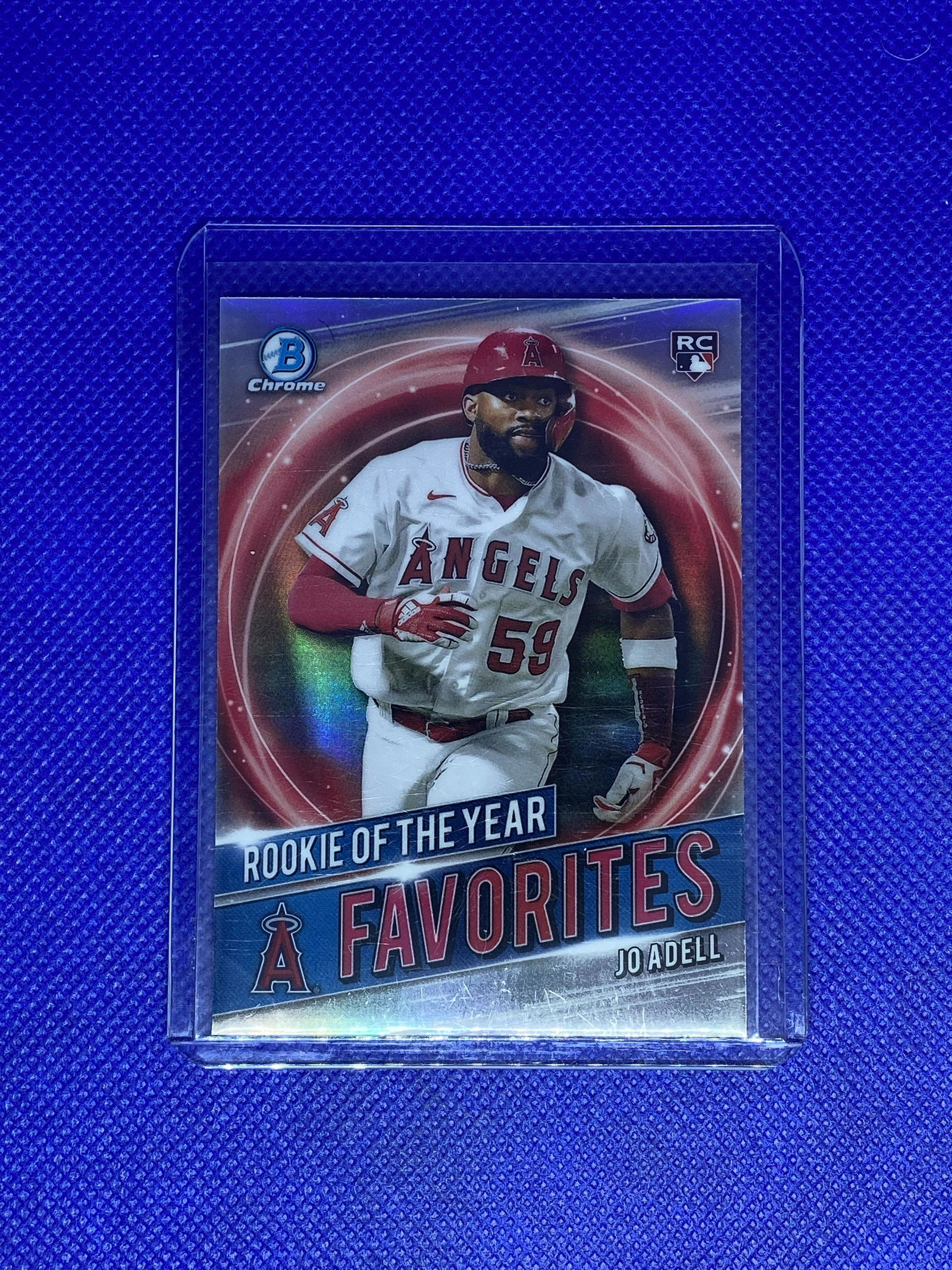 Jo Adell Rookie of the year Favorites Bowman Chrome (1 of 1)