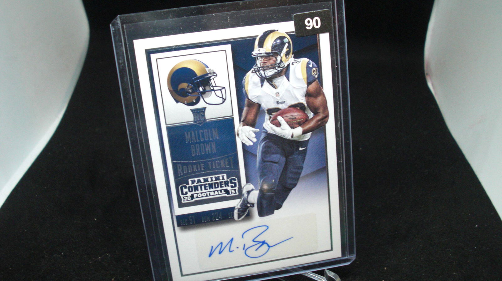 malcolm brown auto rookie (1 of 1)