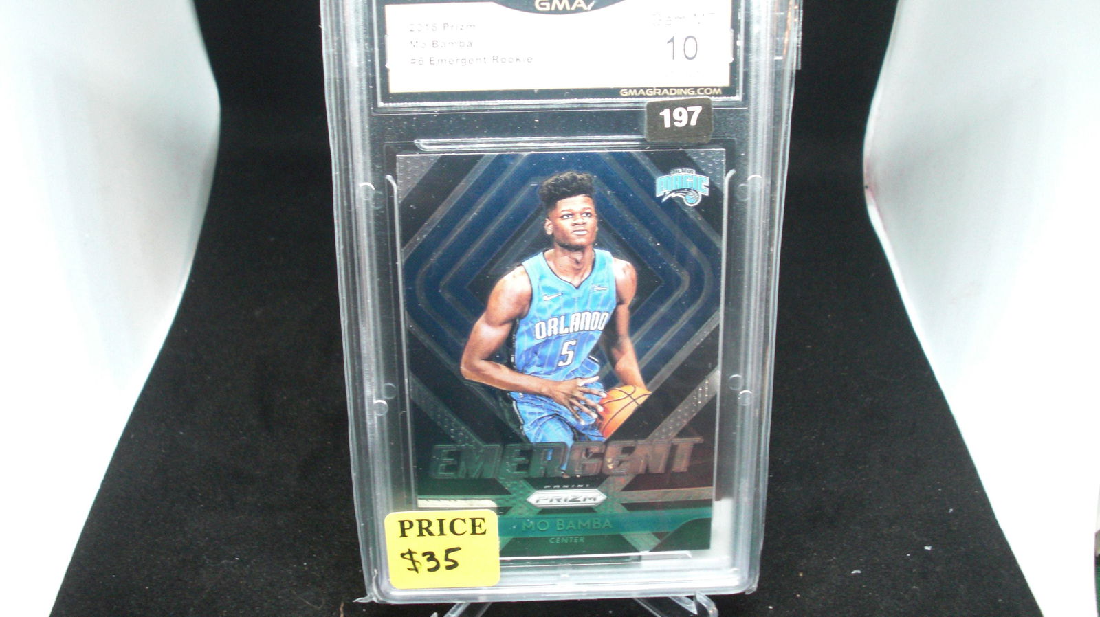 gma graded 2018 mo bamba mint 10 rookie (1 of 1)