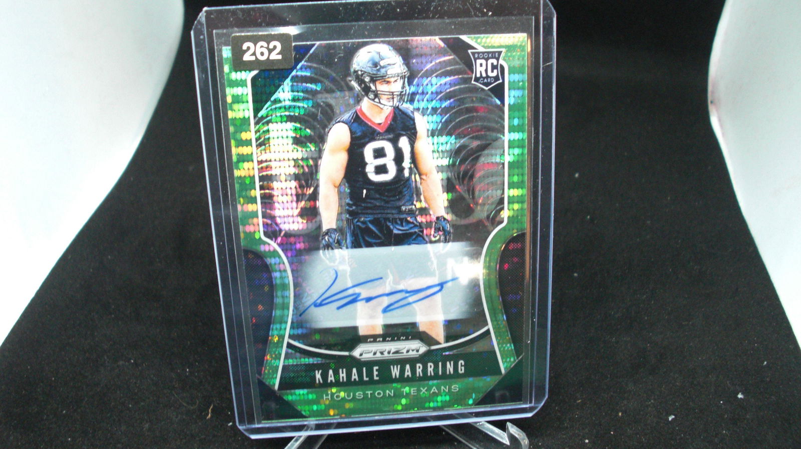 kahale warring green auto rookie prizm (1 of 1)