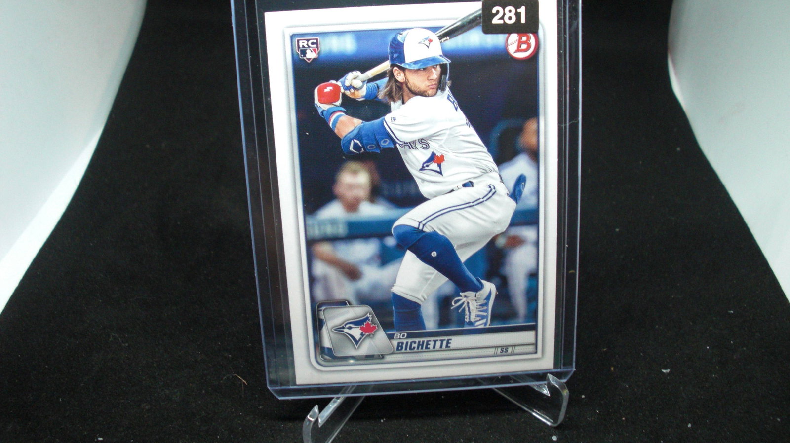 bo bichette rookie: in top loader