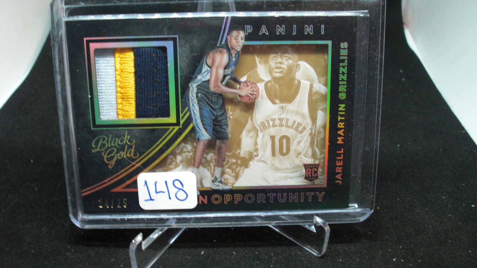 Jarell Martin triple Color Patch Rookie 24/25 (1 of 1)