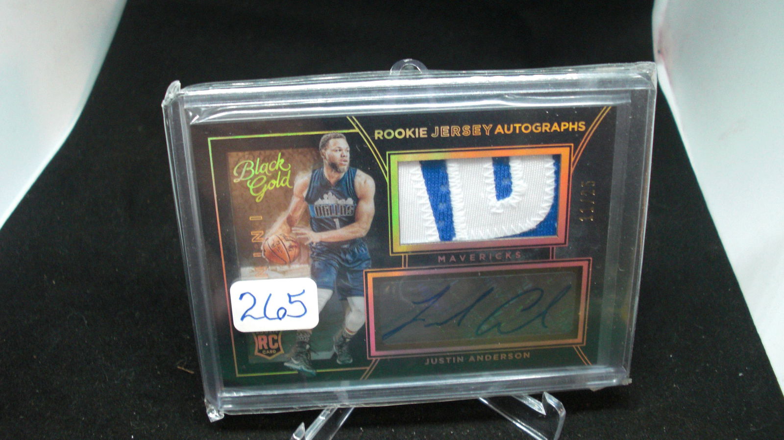 Rookie Jersey Auto Justin Anderson 11/25 (1 of 1)