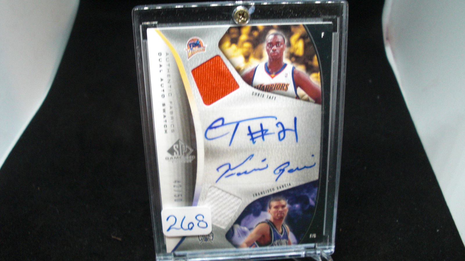 Chris & Francisco Dual Jersey Auto 42/50 (1 of 1)