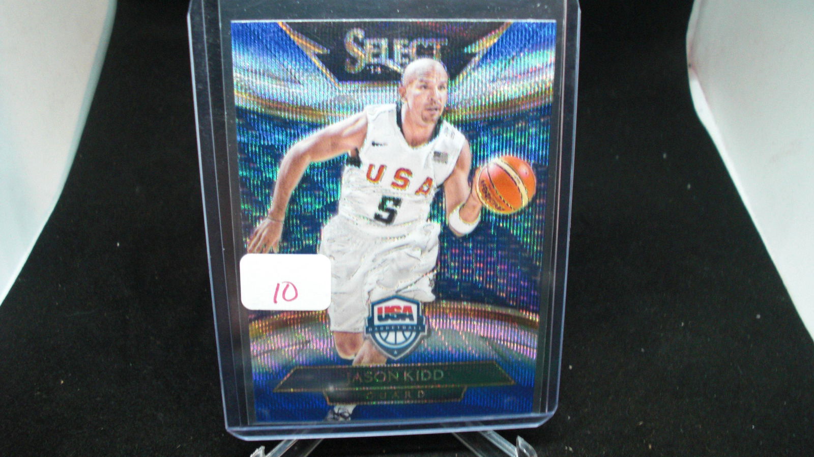 JASON KIDD TEAM USA BASKETBALL SILVER WAVE PRIZM: 2014-15 SELECT JASON KIDD TEAM USA BASKETBALL SILVER WAVE PRIZM