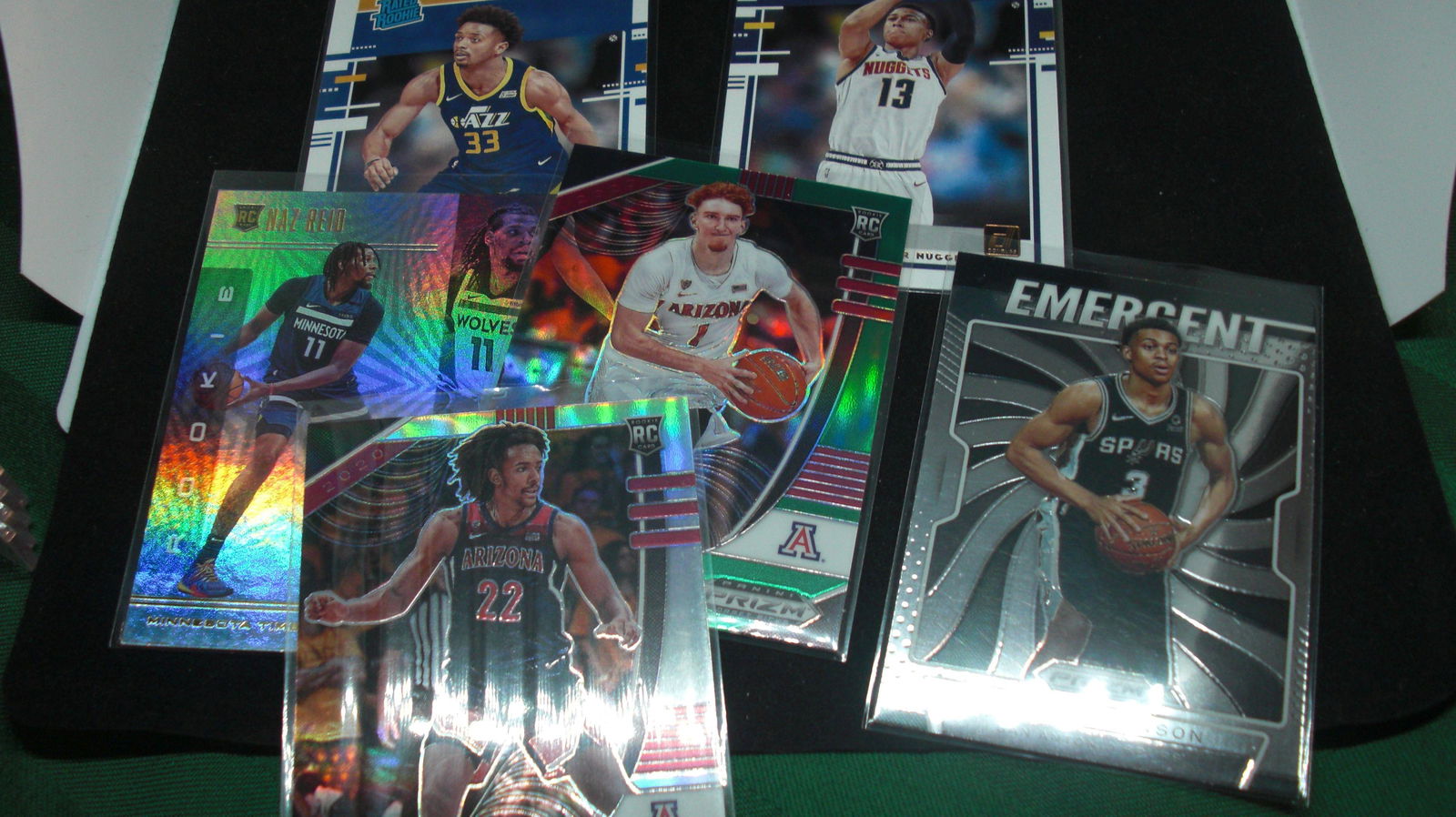 LOT OF 6 NBA BASKETBALL ROOKIE CARDS (1 of 1)