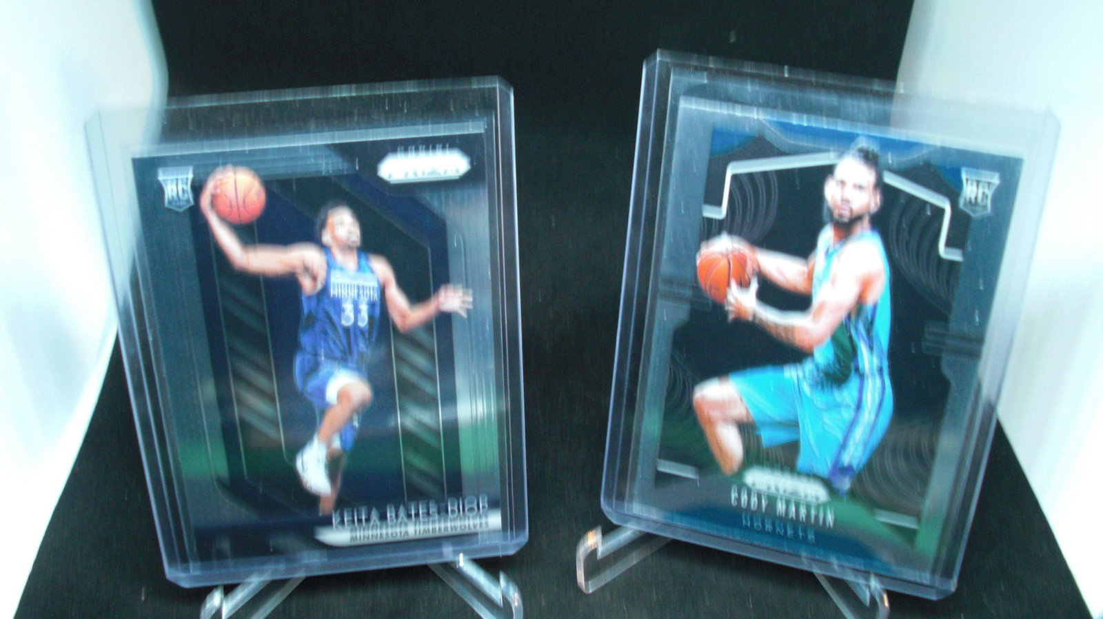 PANINI PRIZM BASKETBALL ROOKIE CARDS: 2018-19 KETA BATES-DIOP AND 2019-20 CODY MARTIN ROOKIE CARDS