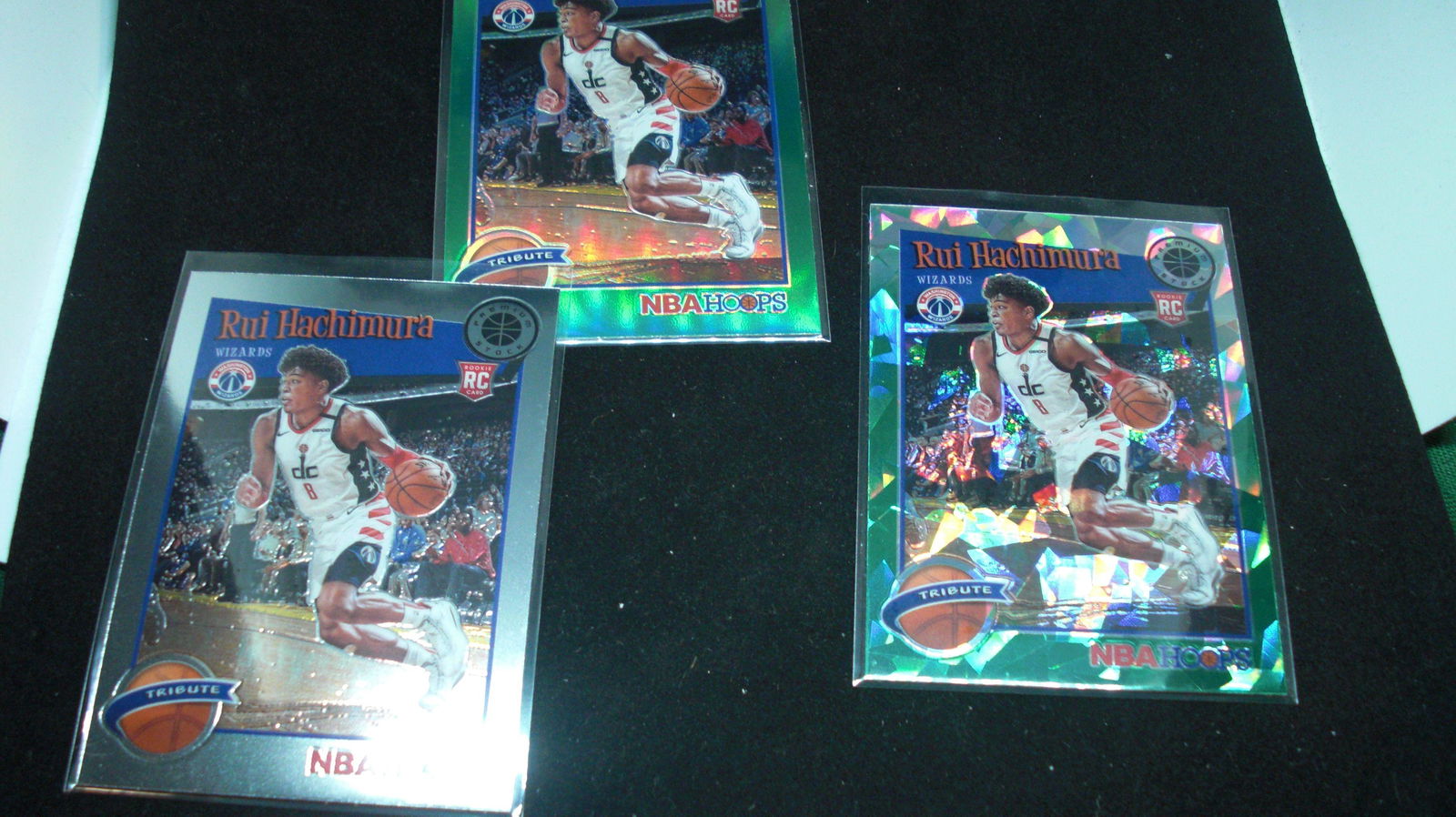 RUI HACHIMURA ROOKIE CARDS WITH GREEN SPS (1 of 1)