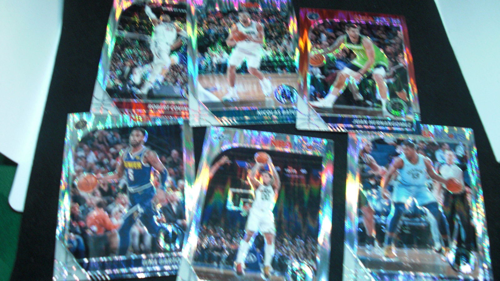 LOT OF (6) 2019-20 HOOPS PREM. STOCK SHOCK PRIZM (1 of 1)