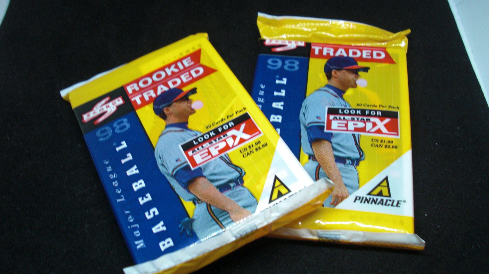 2-1996 SCORE BASEBALL ROOKIE TRADED 20-CT FAT PACKS: 2-1996 SCORE BASEBALL ROOKIE TRADED 20-CT FAT PACKS