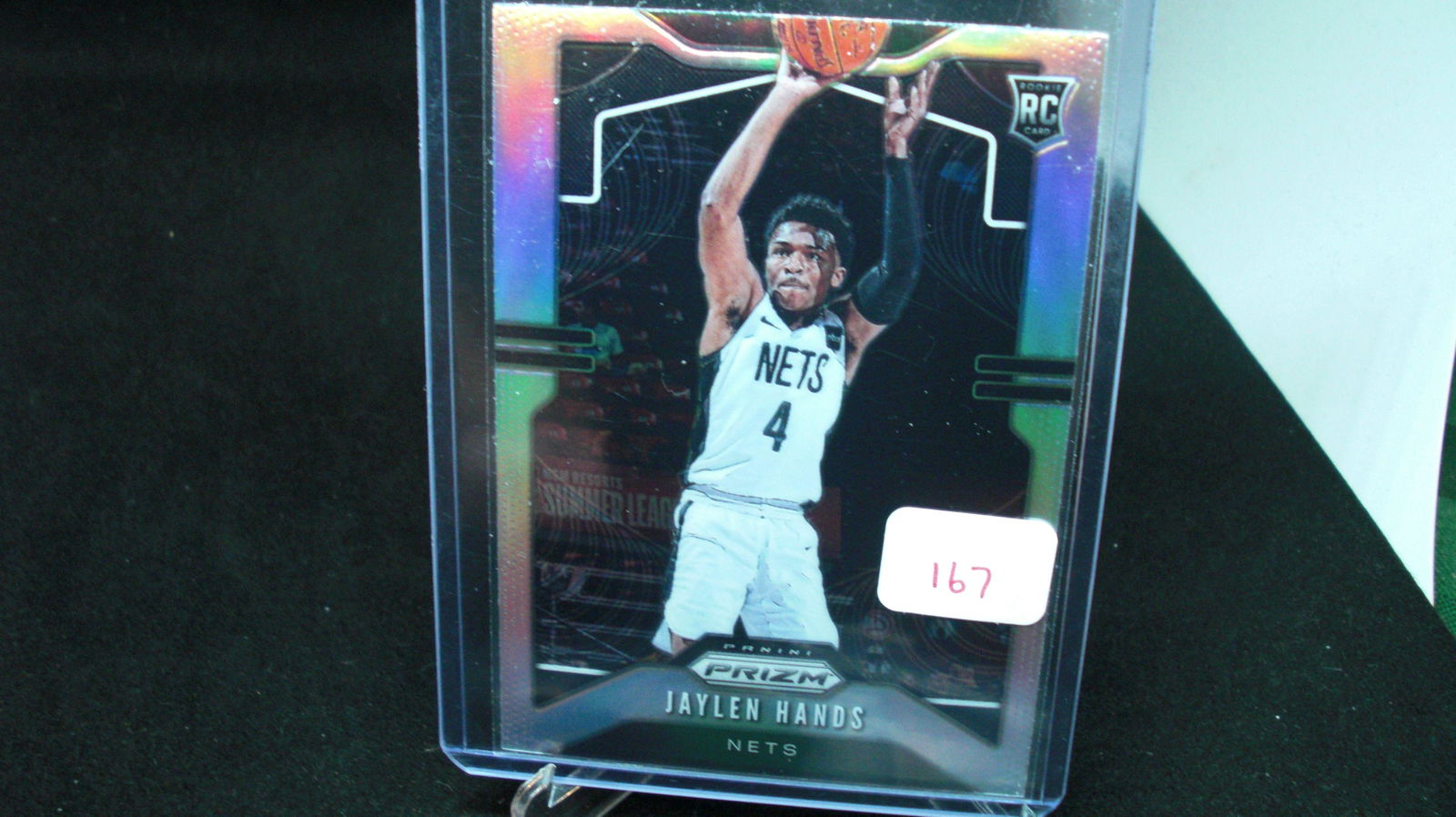 2020-21 PRIZM JAYLEN HANDS BROOKLYN SILVER PRIZM RC (1 of 1)