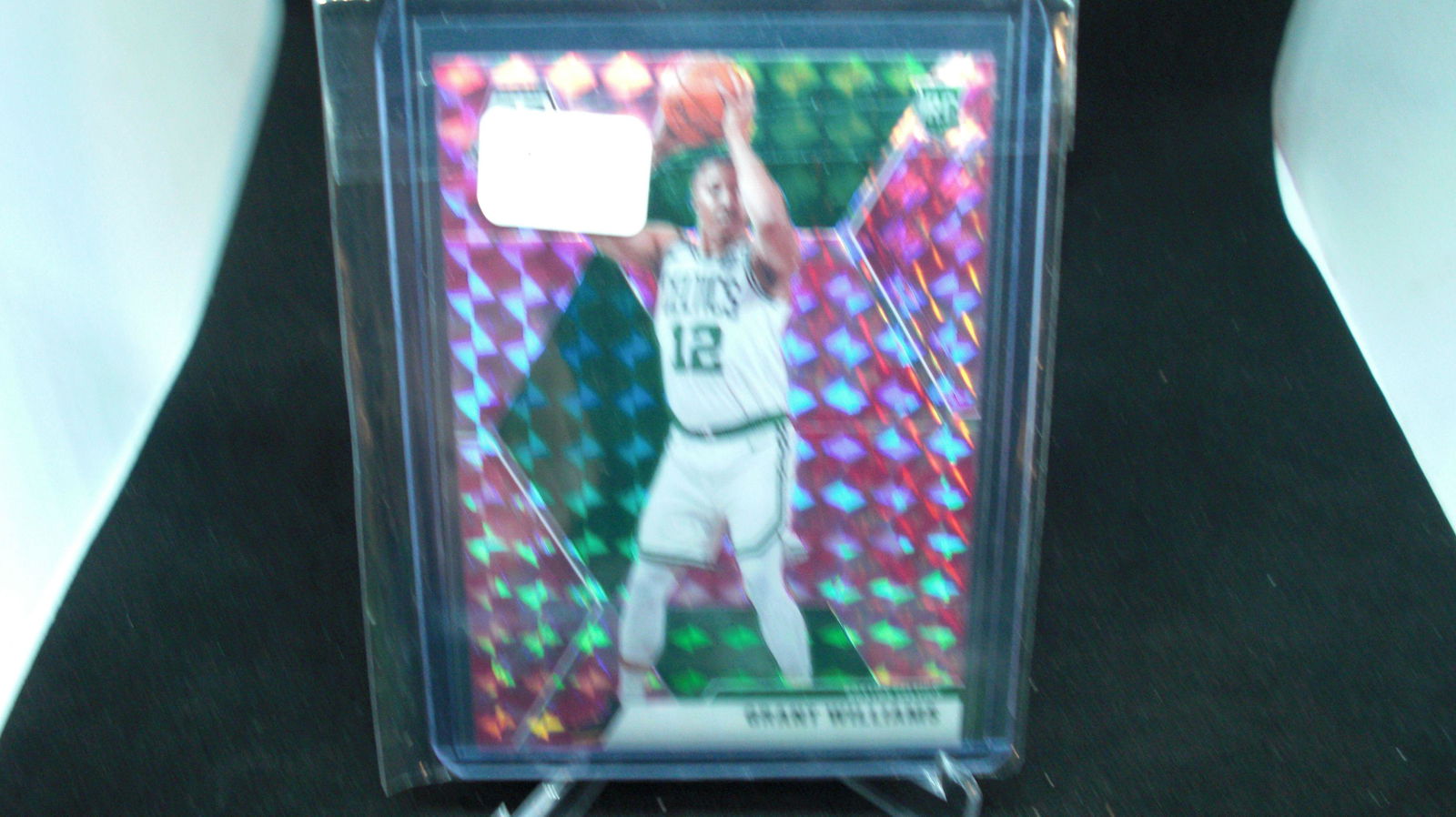 GRANT WILLIAMS PINK CAM MOSAIC PRIZM ROOKIE CARD (1 of 1)