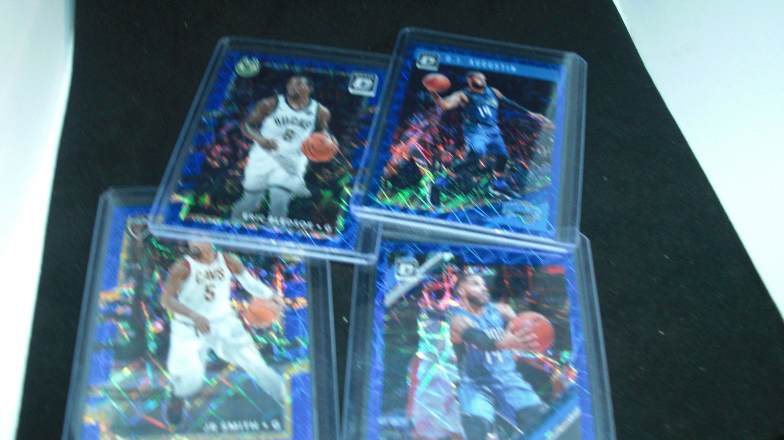 LOT OF 4 PANINI OPTIC BLUE VELOCITY PRIZM SPS (1 of 1)