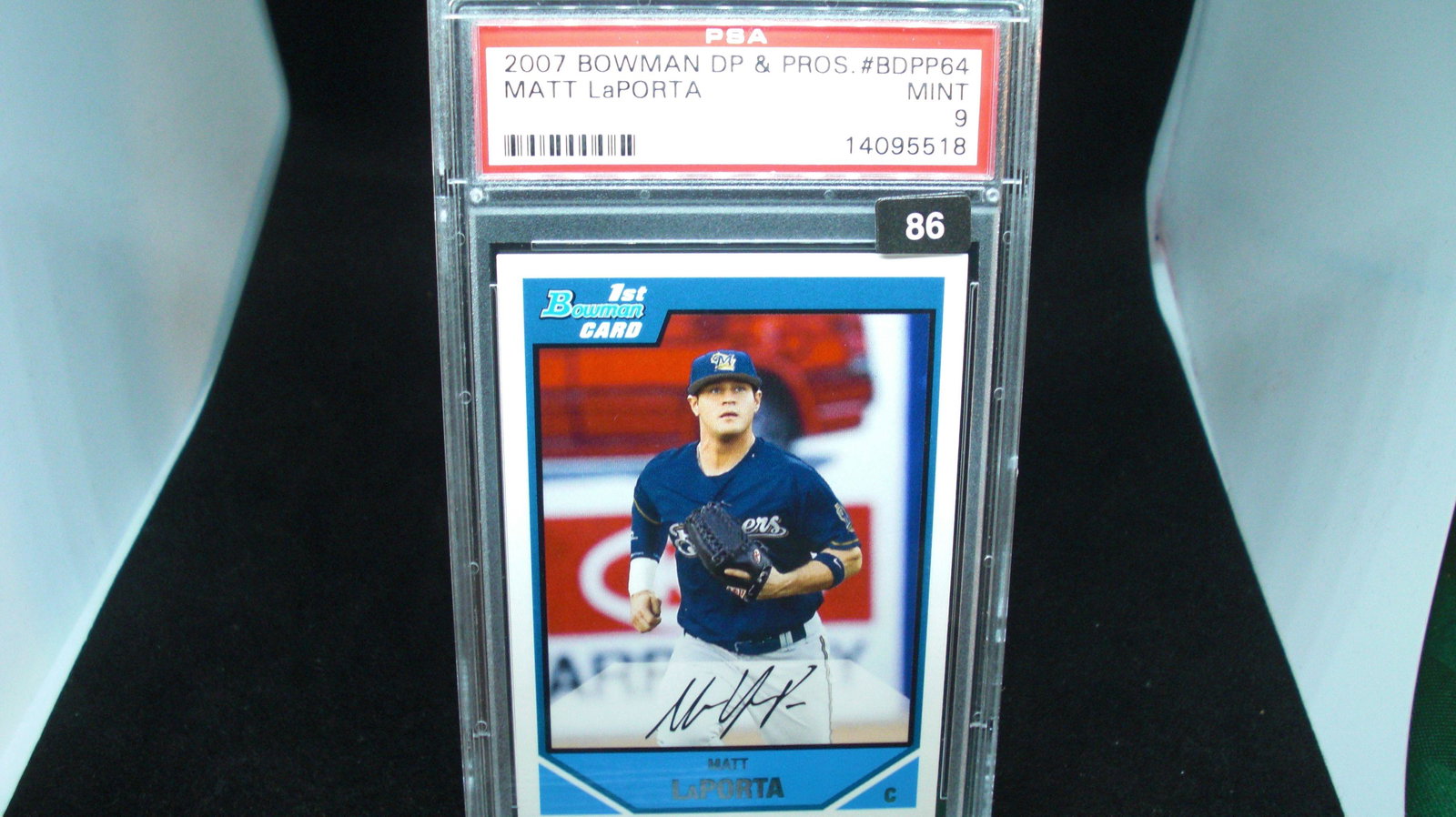 psa graded 2007 matt laporta mint 9 (1 of 1)