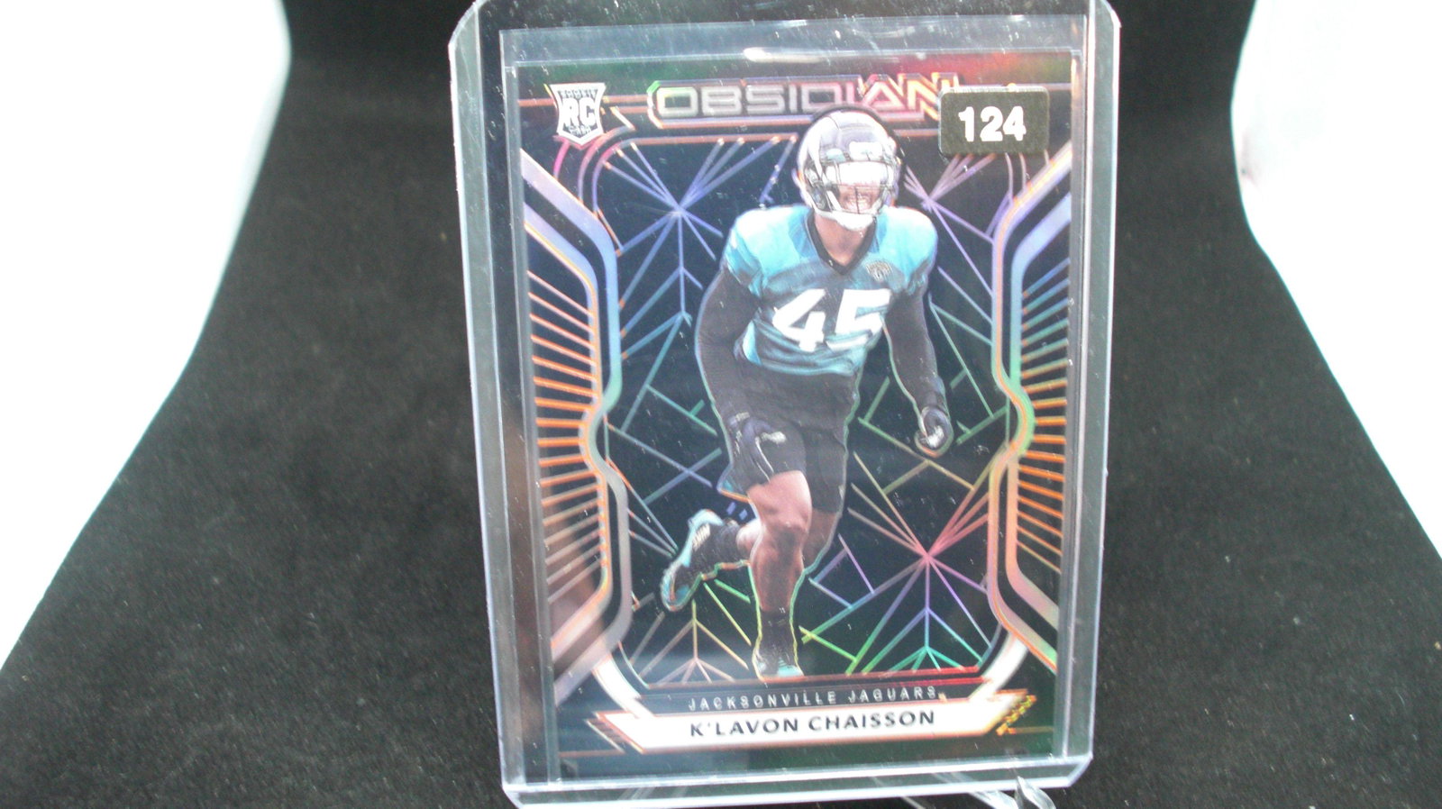k'vavon chaisson rookie obsidian: in top loader