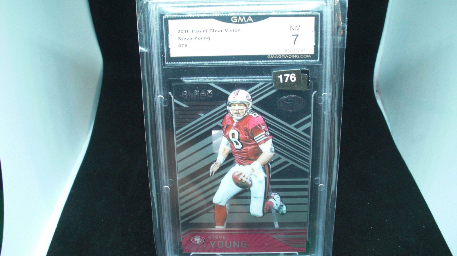 gma graded 2016 steve young mint 7: nice graded card