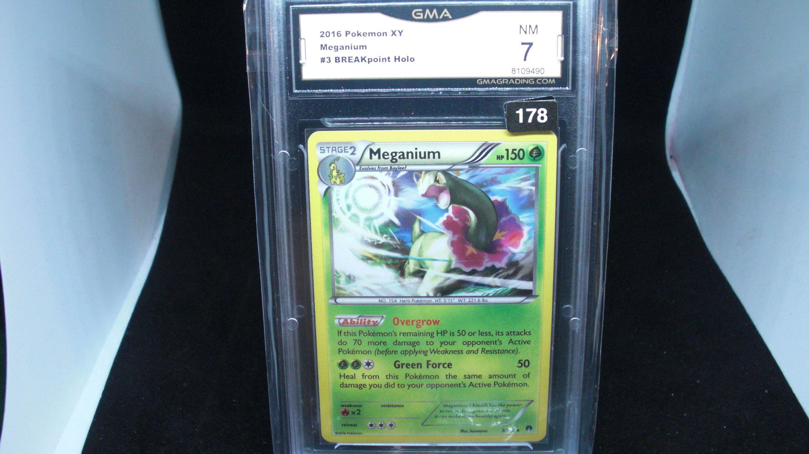 gma graded 2016 pokemon xy maganium mint 7 (1 of 1)