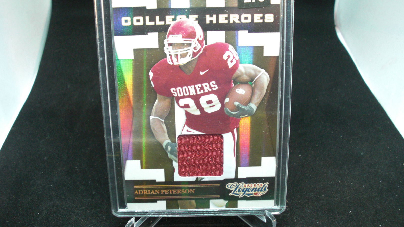 adrian peterson jersey college heroes #189/250 (1 of 1)
