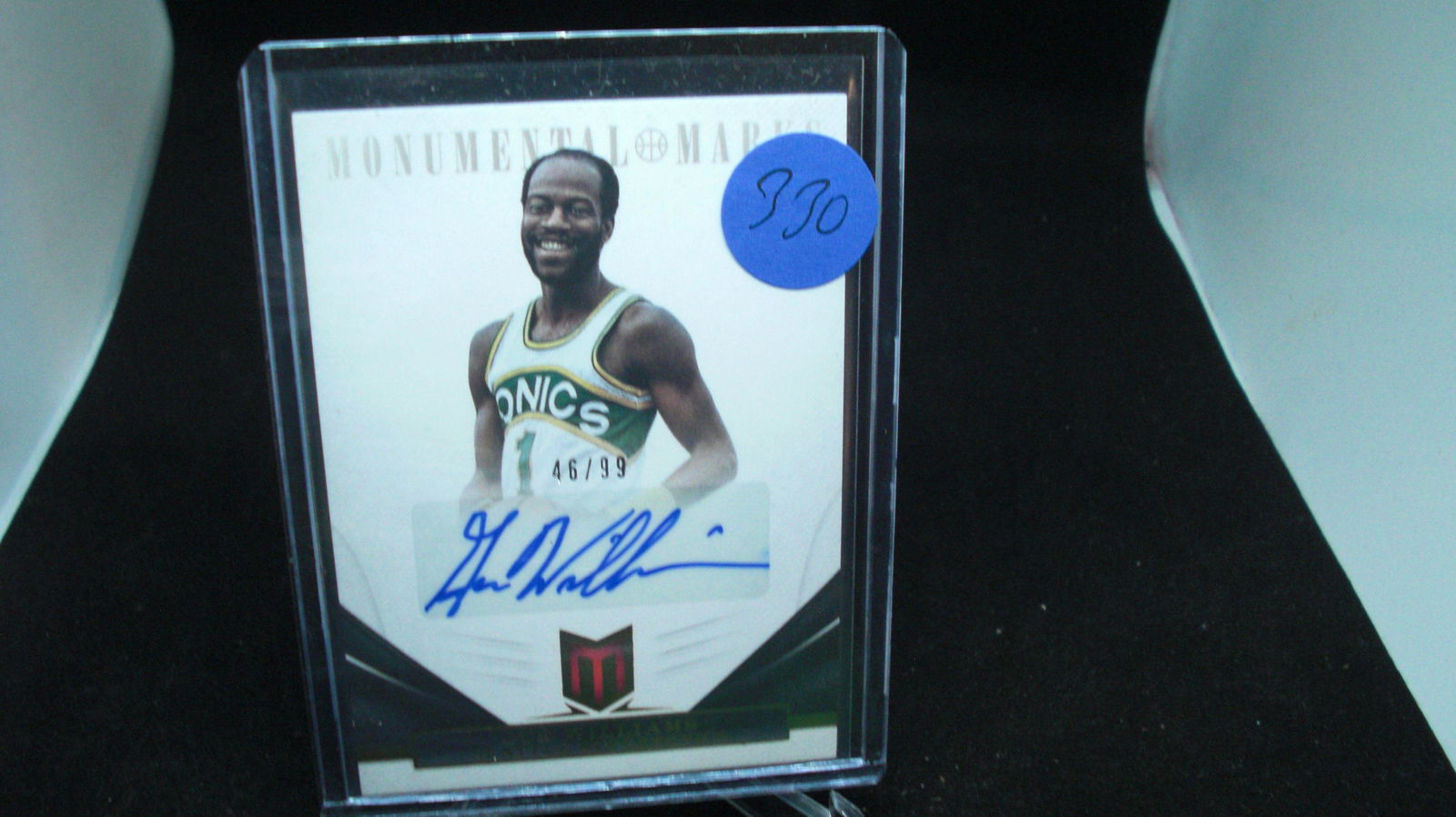gus williams auto monumental marks #46/99 (1 of 1)